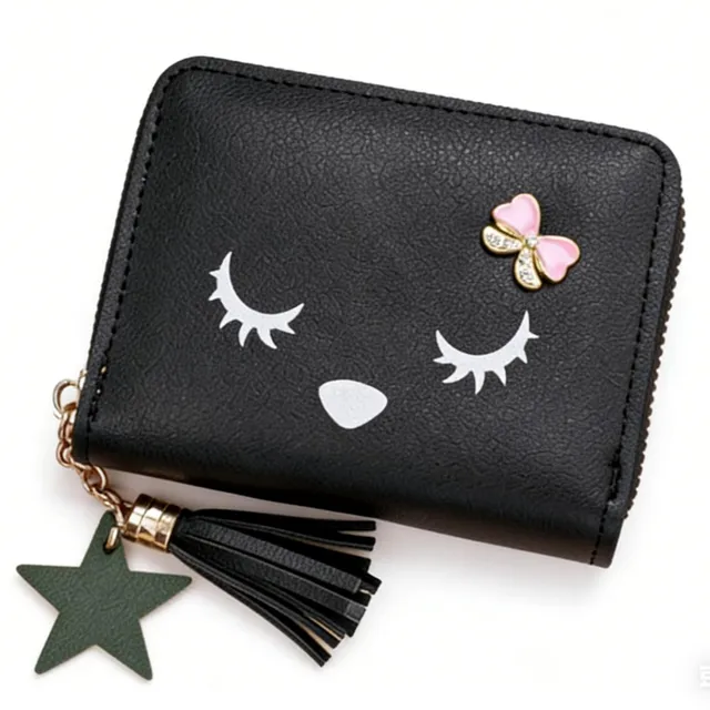 adistylinno-change-purse-porte-monnaie-rose-smiley-11-cm image 1