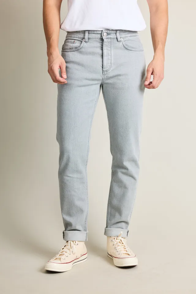 le-pantalon-jeans-homme-gris-jean-classique-semi-slim image 1