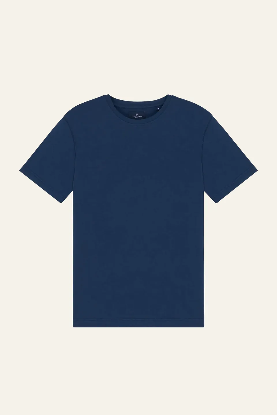 le-pantalon-t-shirts-homme-coton-lin-indigo-t-shirt-taille-m image 1