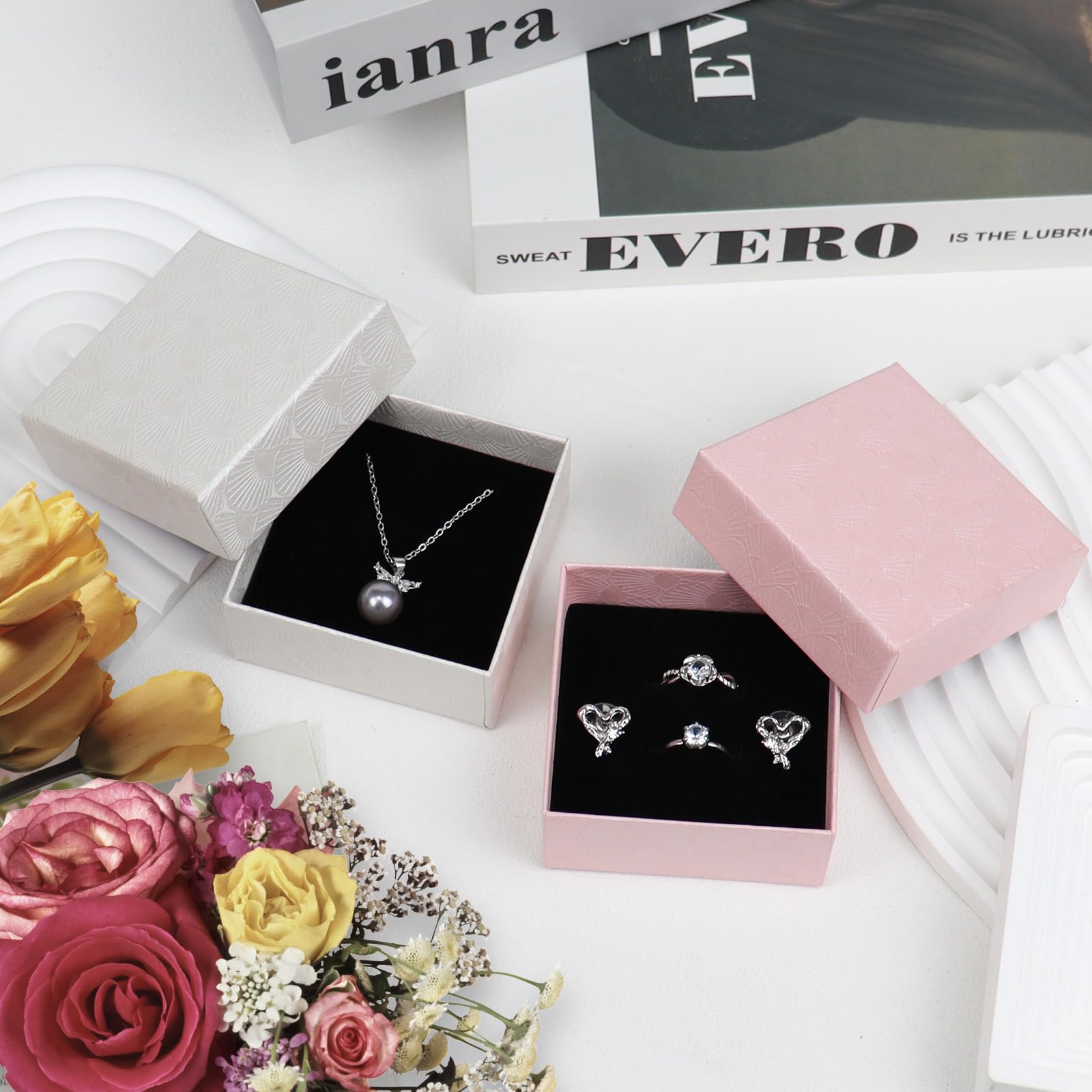 adistylinno-jewelry-box-bo-te-coquillage-rose-blanc-lot-2 image 6