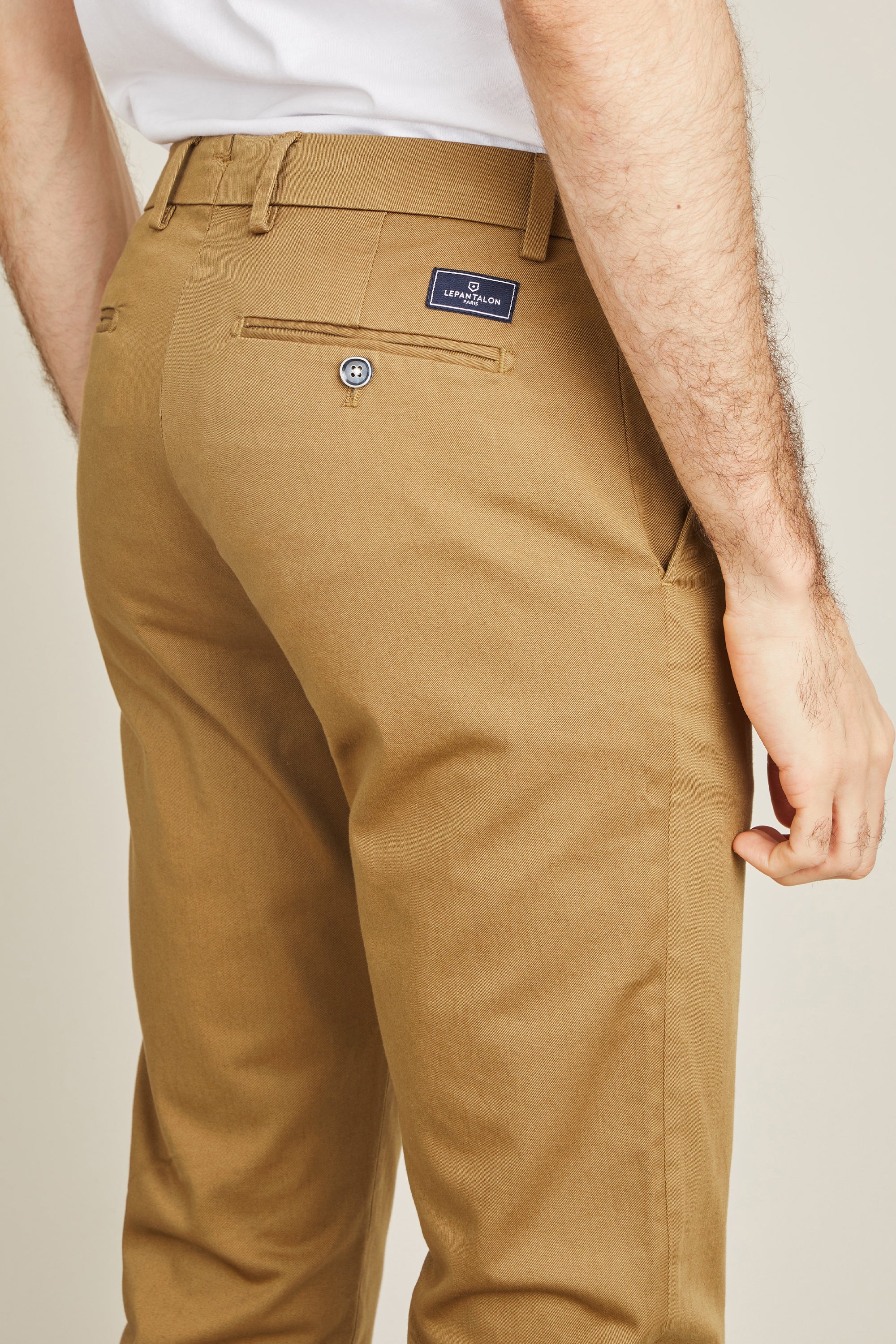 le-pantalon-chinos-homme-fm-lpc-38-chino-beige-fonc-coton image 7