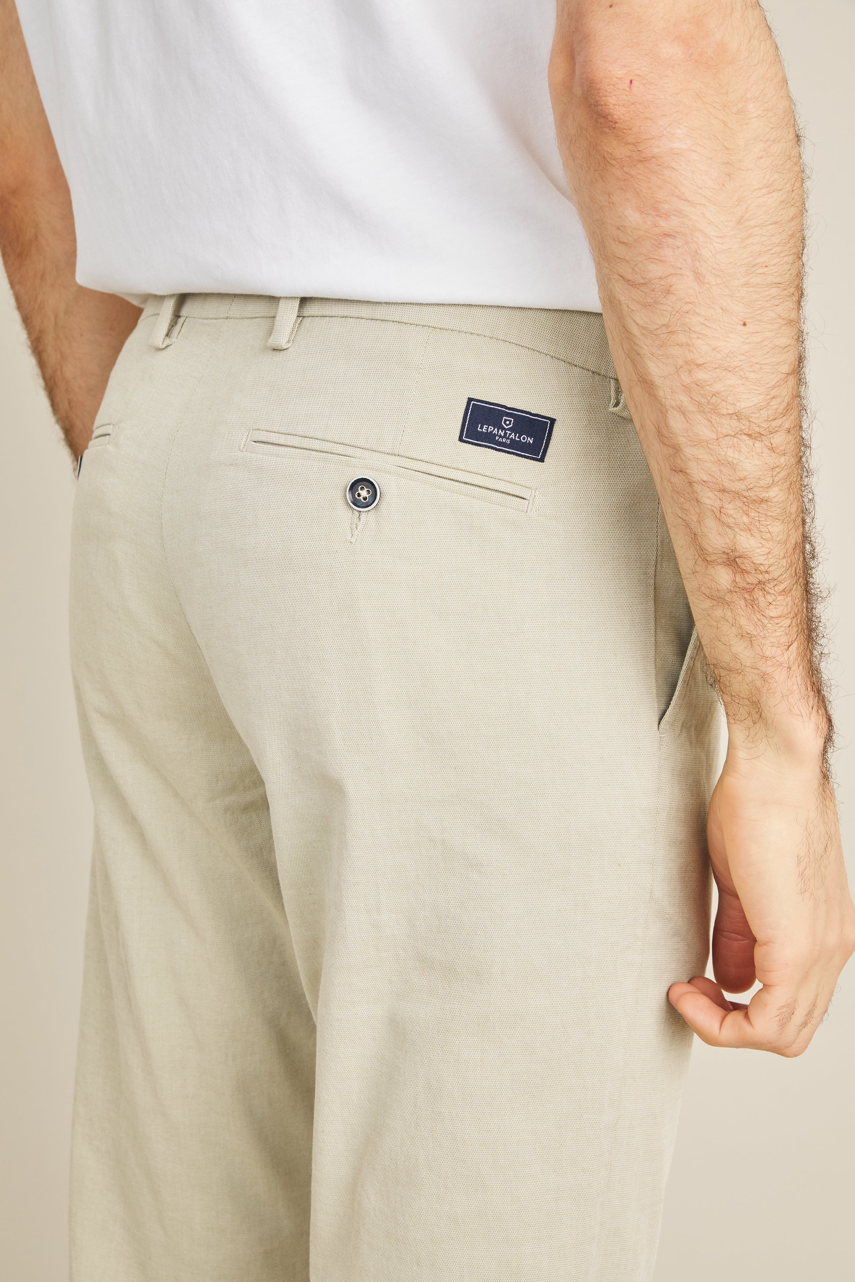 le-pantalon-chinos-homme-chino-aerien-vert-olive-leger image 2