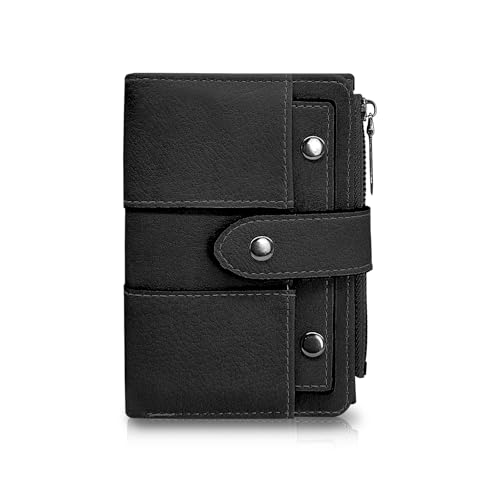 adistylinno-portefeuille-femme-noir-compact-zip-10-cartes image 8