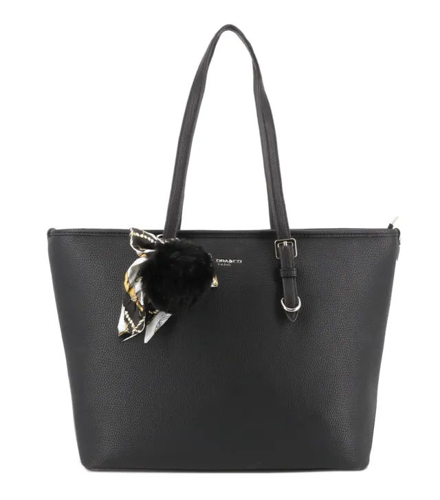 flora-co-cabas-sac-cabas-noir-xl-similicuir-a4 image 1
