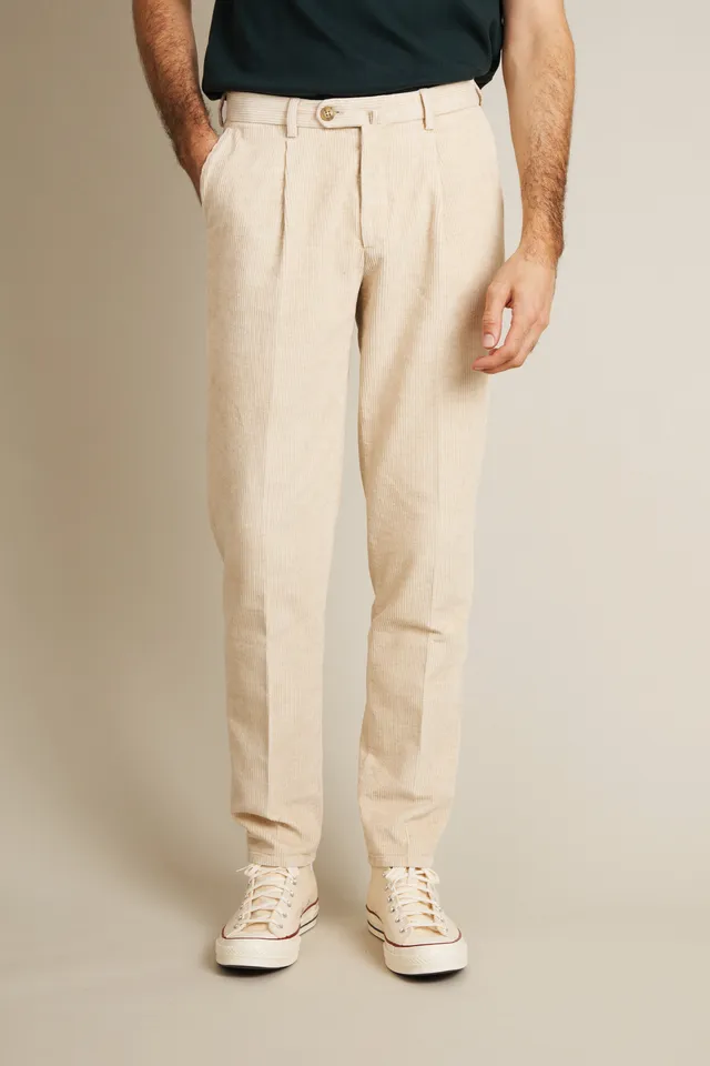 le-pantalon-chino-fm-lpcvp-2-pantalon-velours-cru-coton image 1