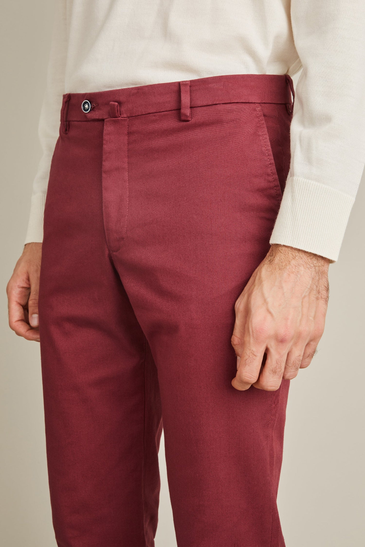 le-pantalon-chino-fm-lpc-22-pantalon-bordeaux-fonc-coton image 5