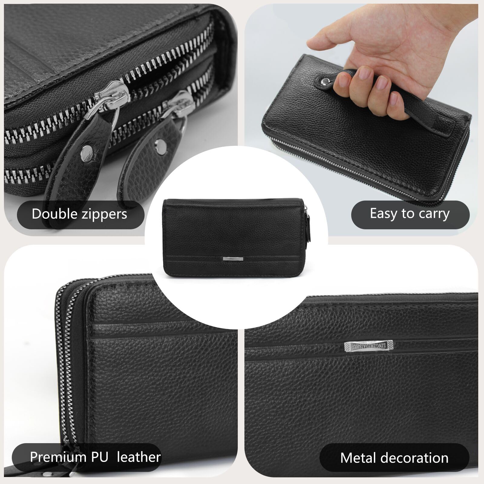 adistylinno-men-s-wallet-portefeuille-homme-noir-long-zip image 3