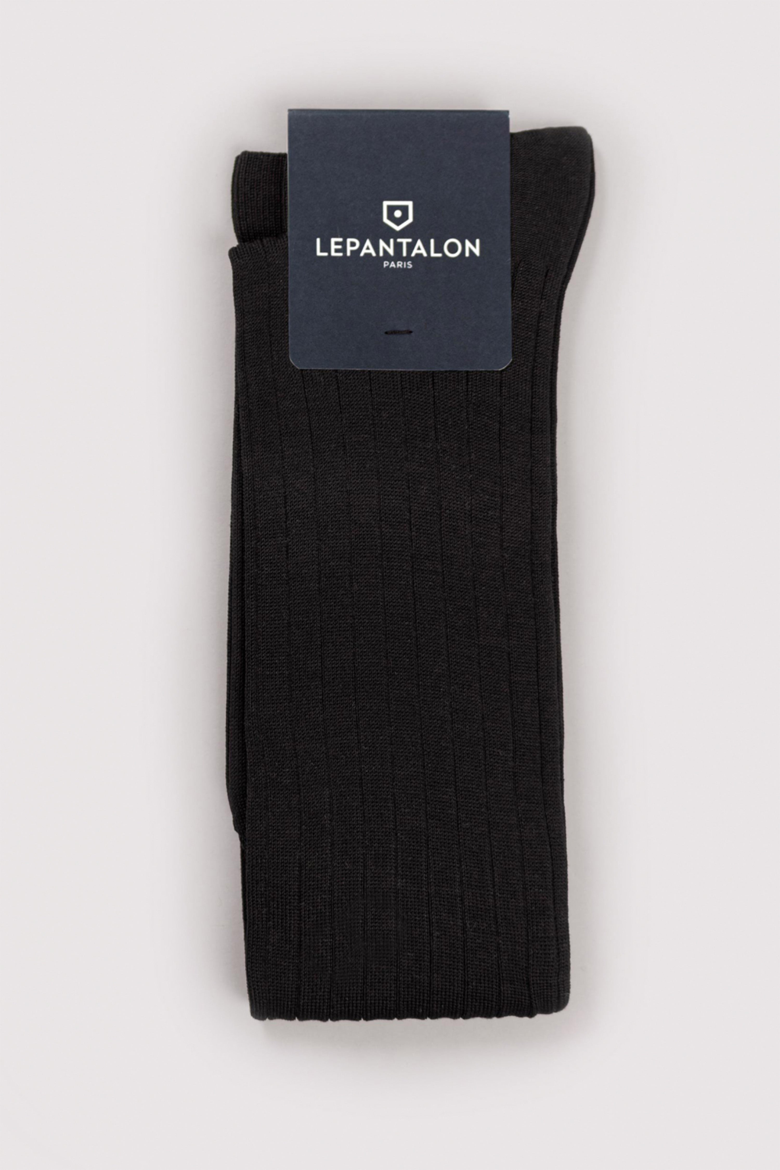 le-pantalon-accessoires-homme-chaussettes-longues-noires image 1