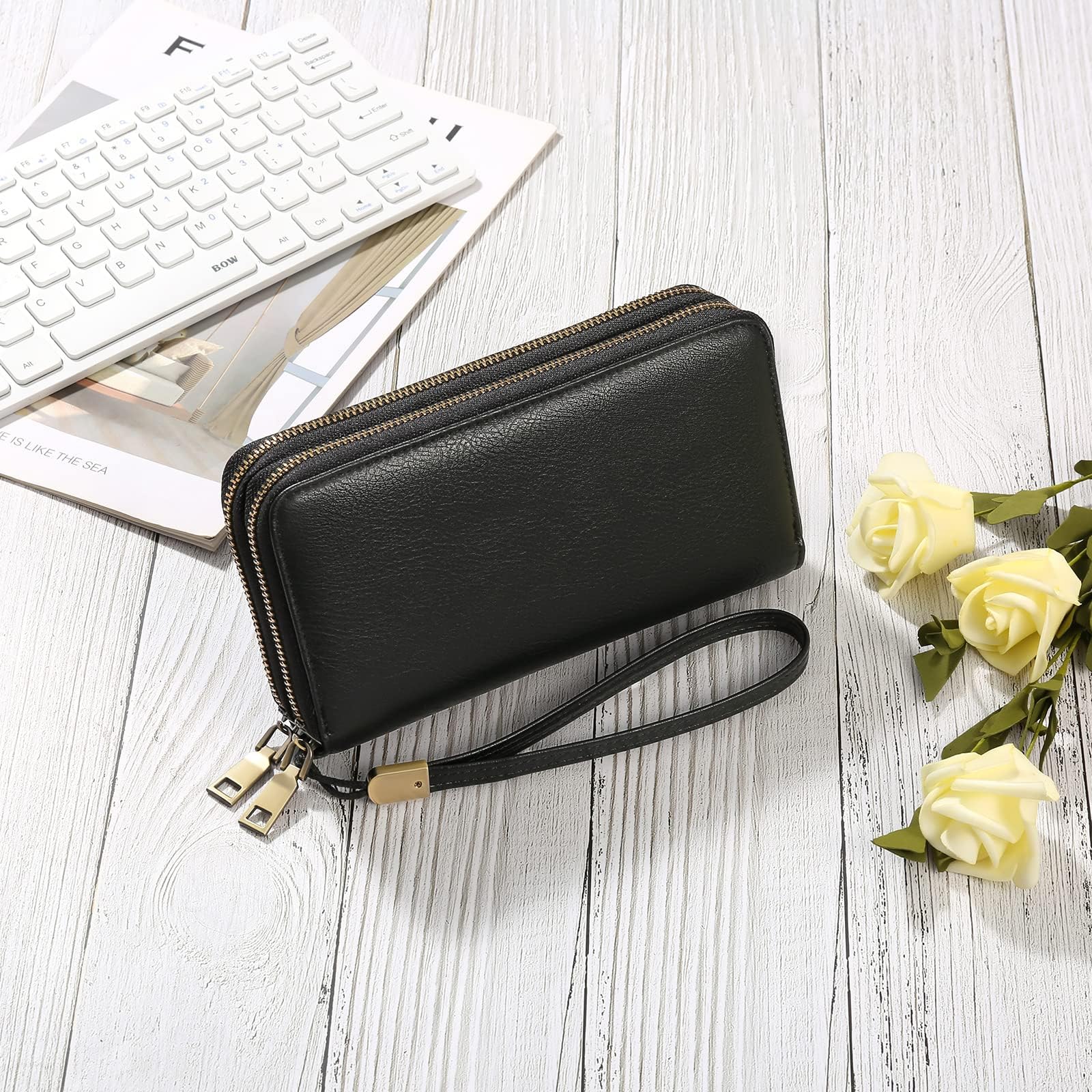 gaekeao-large-wallet-type1-01-noir-portefeuille-grand-femme-rfid image 6