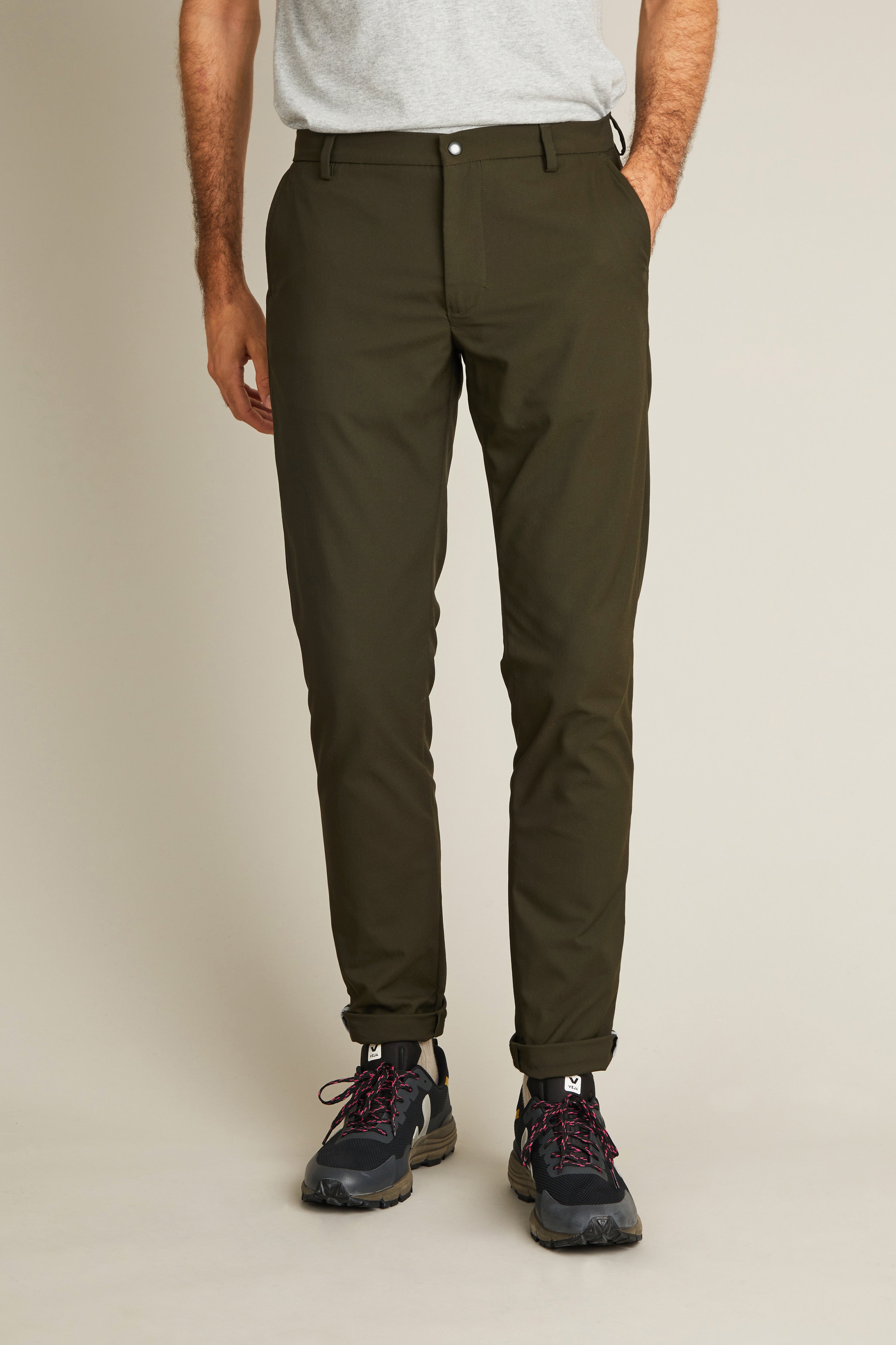 le-pantalon-chinos-homme-chino-technique-kaki-stretch image 8