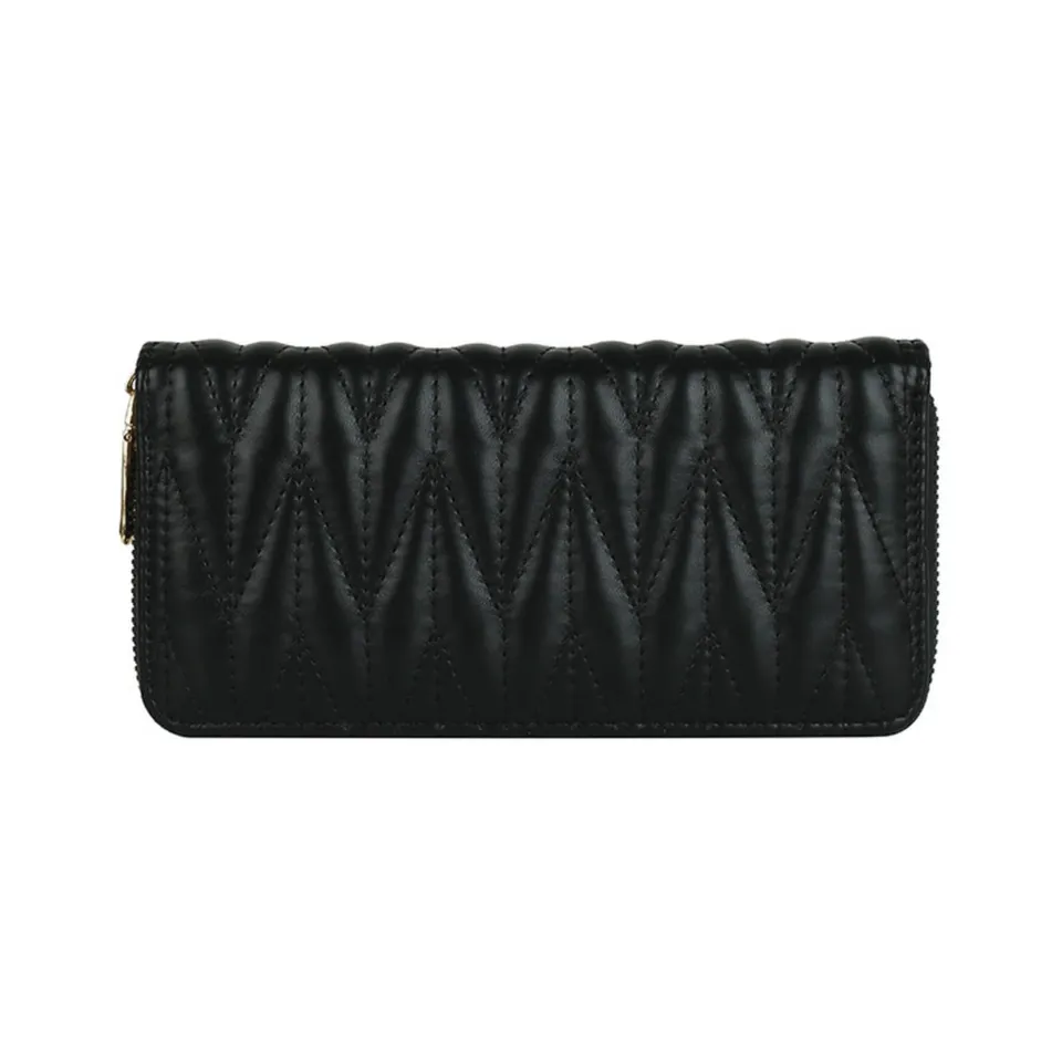 adistylinno-women-s-wallet-portefeuille-femme-noir-grand-8-cartes image 1