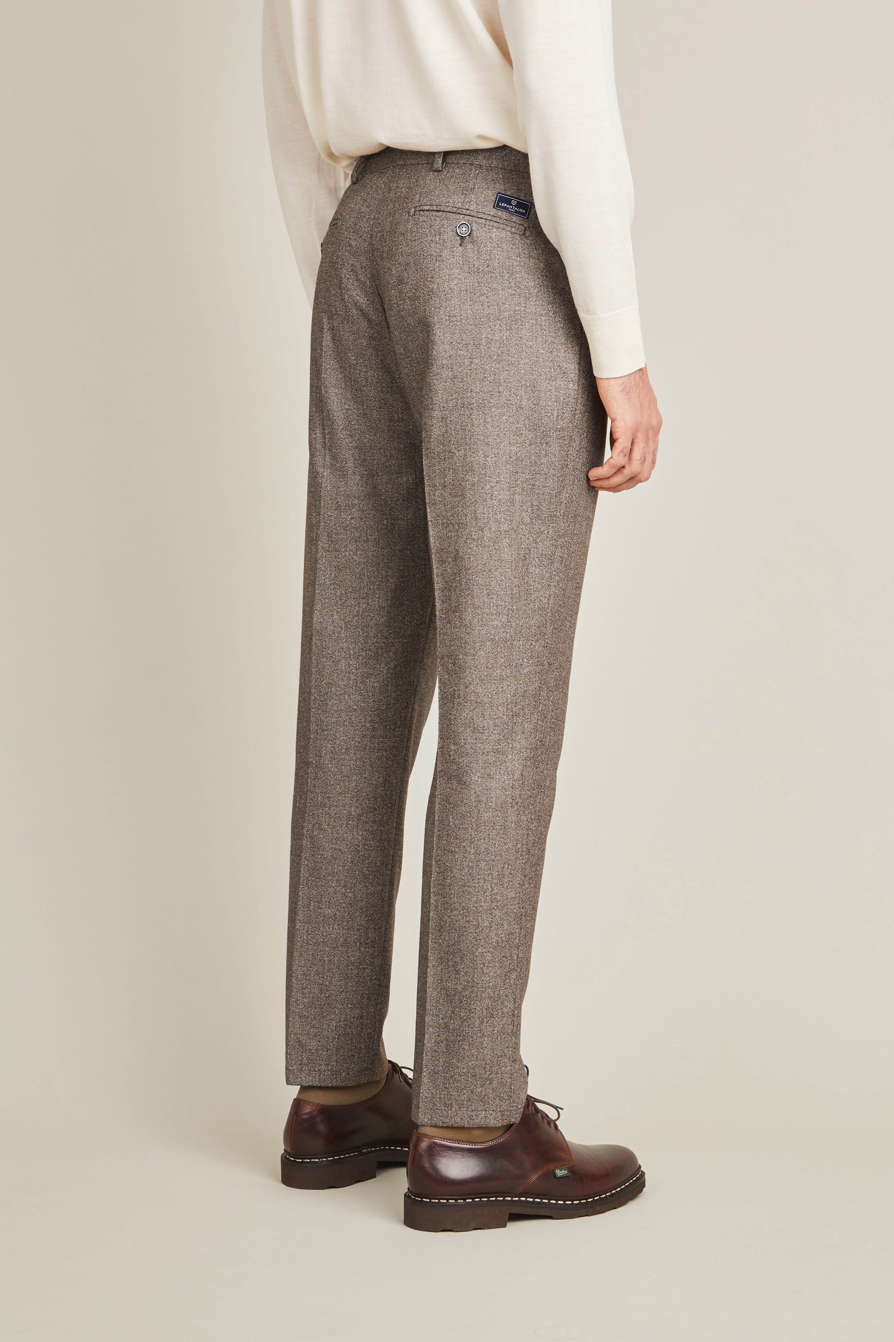 le-pantalon-flanelle-homme-fm-lpfp-2-marron-carotte image 4