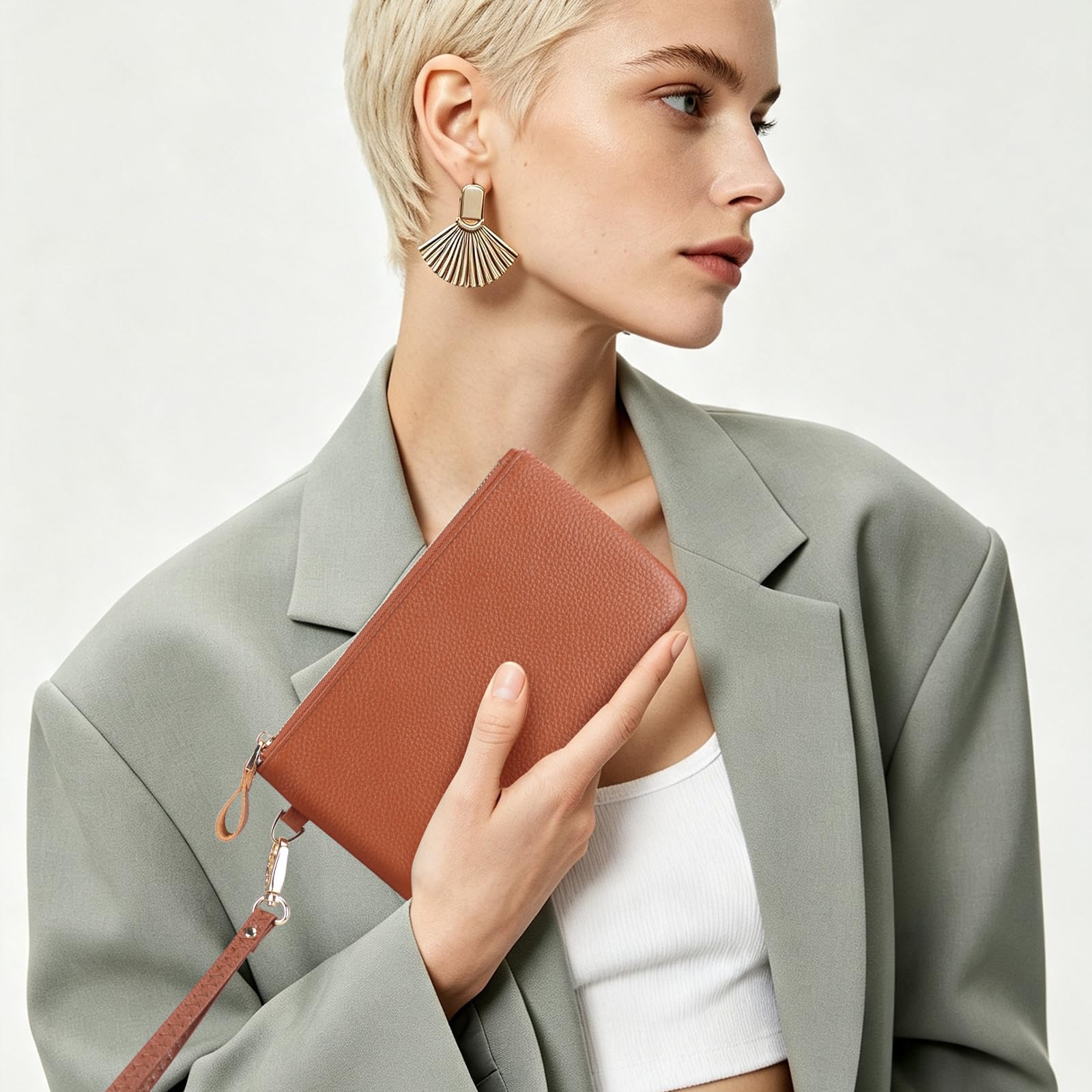 adistylinno-women-s-wallet-portefeuille-cuir-marron-rfid image 2
