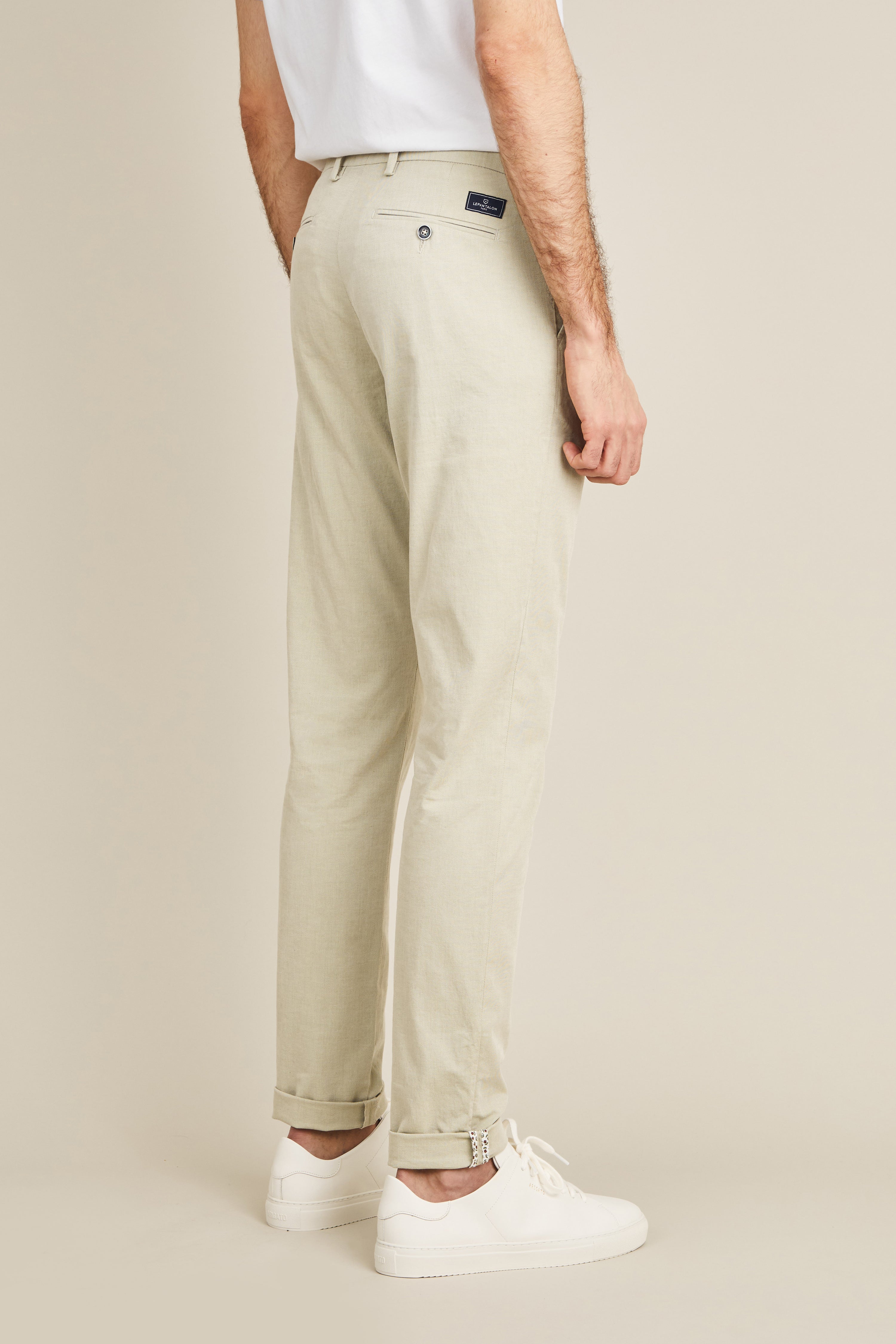le-pantalon-chinos-homme-chino-aerien-vert-olive-leger image 4