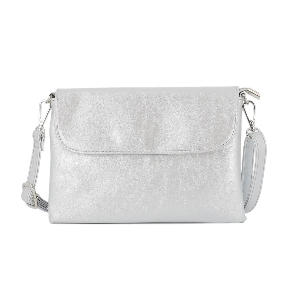 flora-co-sacs-bandouli-res-pochette-iris-argent-sac-soir-e image 1