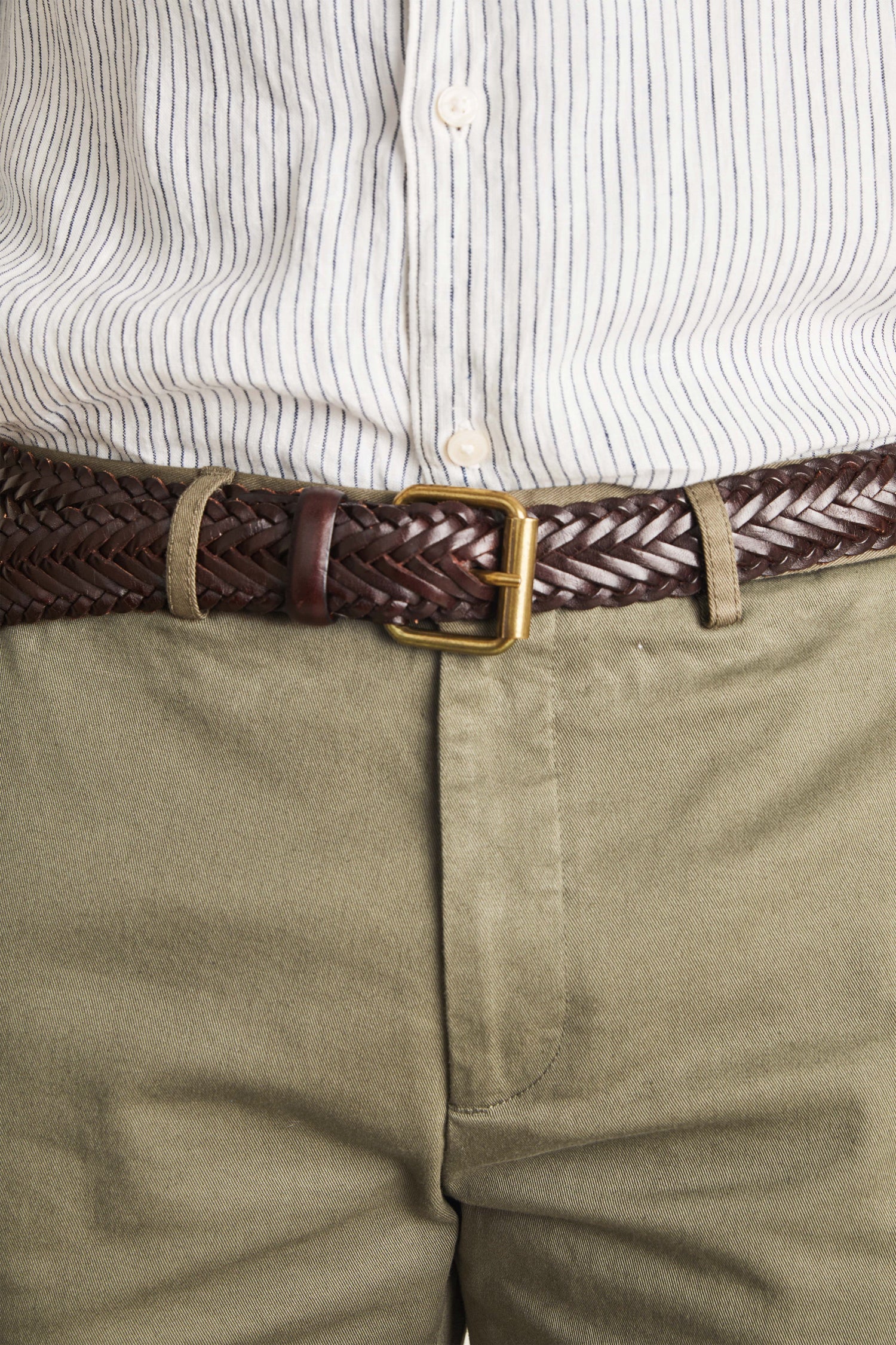 le-pantalon-bermudas-homme-classique-kaki-coton image 3
