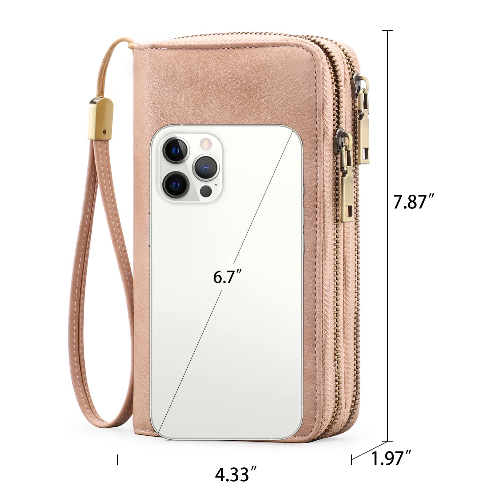 gaekeao-large-wallet-a10-retro-rose-portefeuille-cuir-rfid image 6