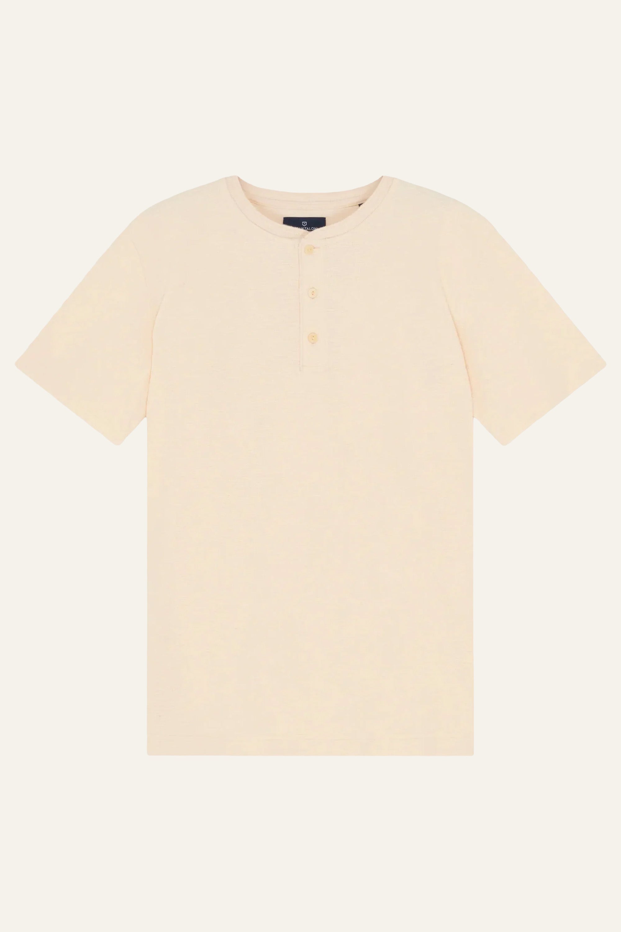 le-pantalon-t-shirts-homme-henley-tee-shirt-cru-coton image 1