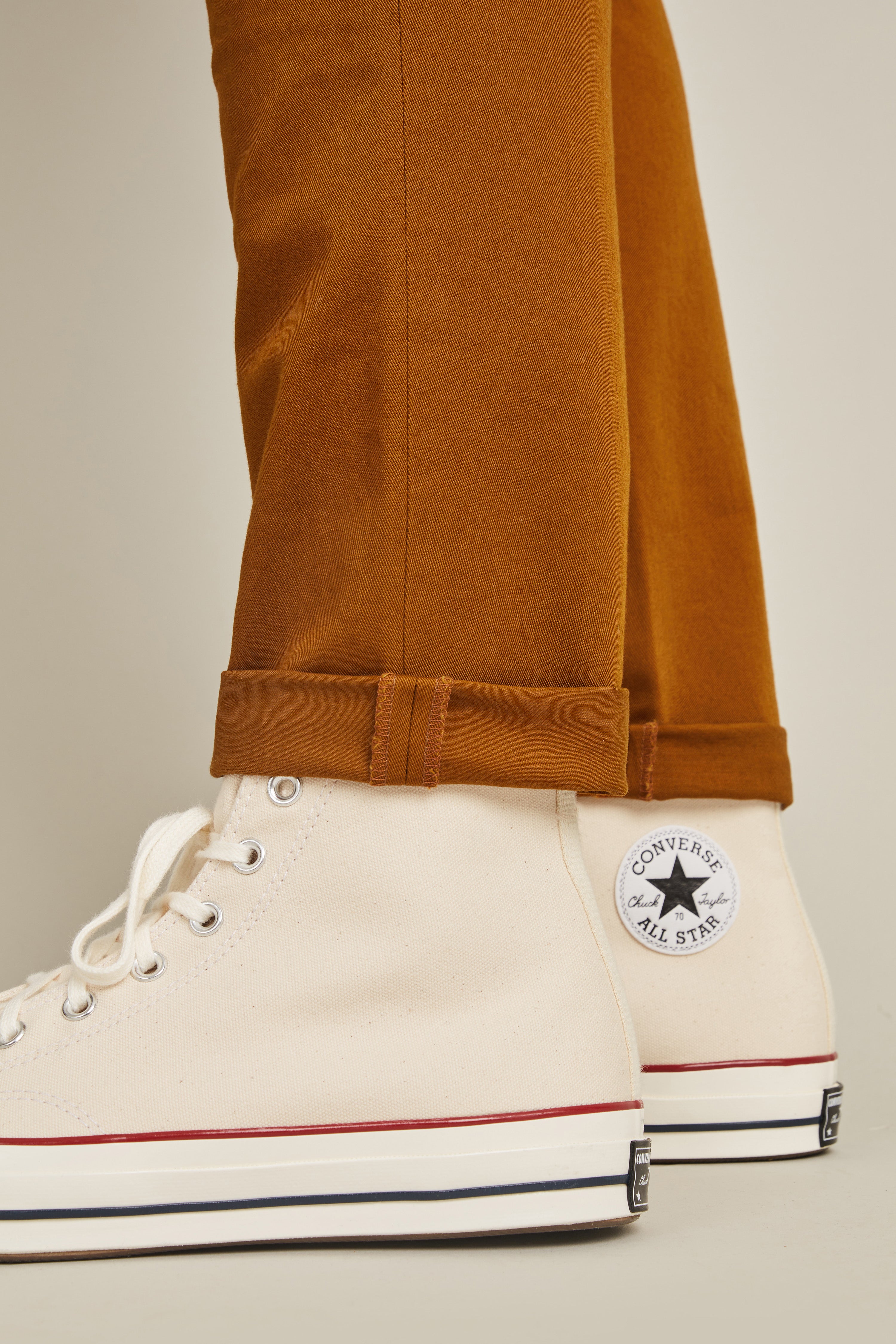 le-pantalon-chinos-homme-chino-camel-semi-slim-coton image 7
