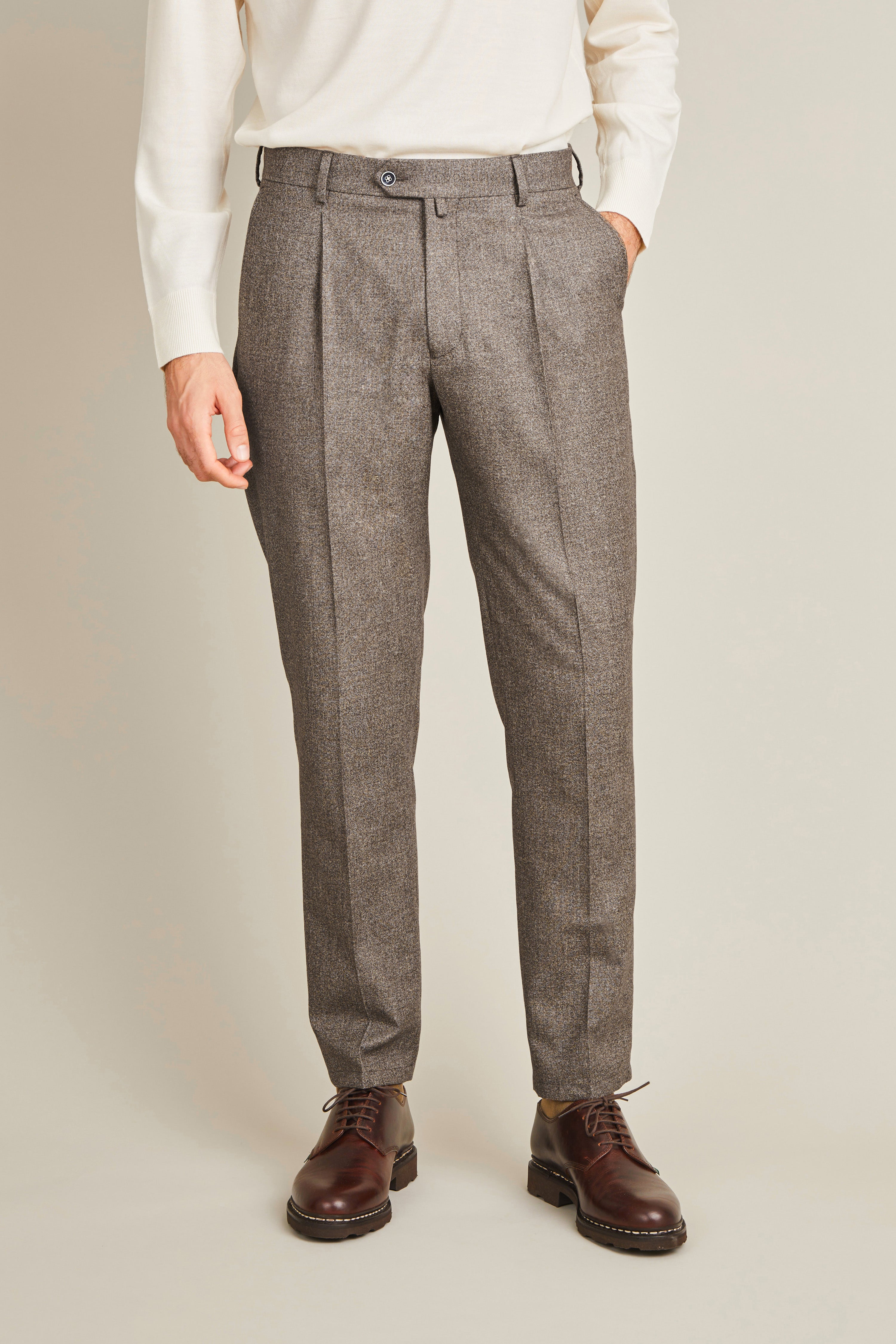 le-pantalon-flanelle-homme-fm-lpfp-2-marron-carotte image 1