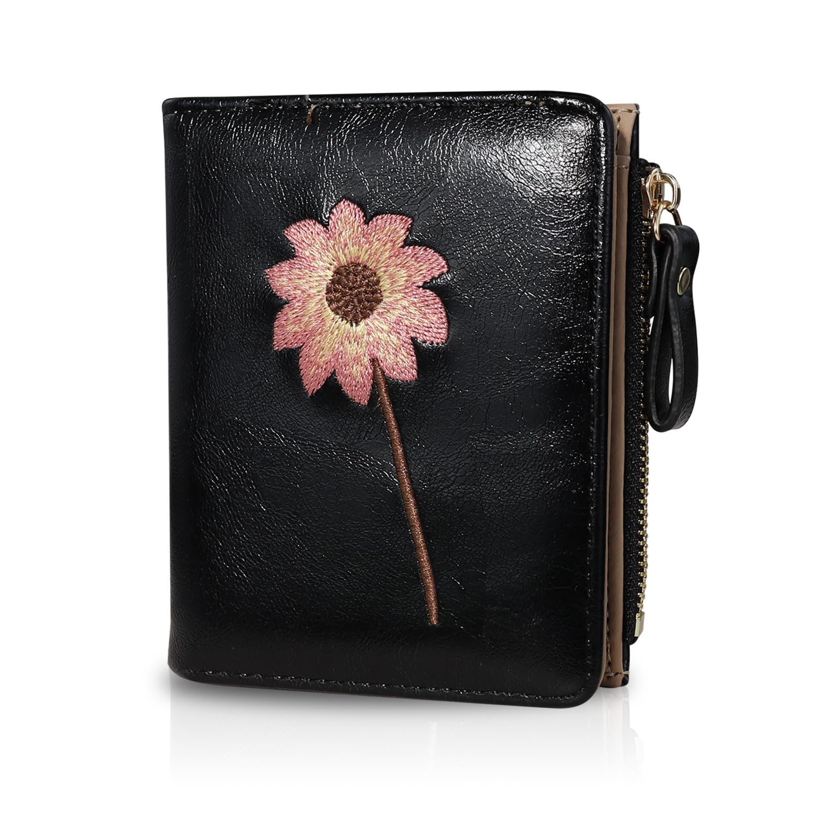 adistylinno-women-s-wallet-petit-portefeuille-floral-6-cartes image 1