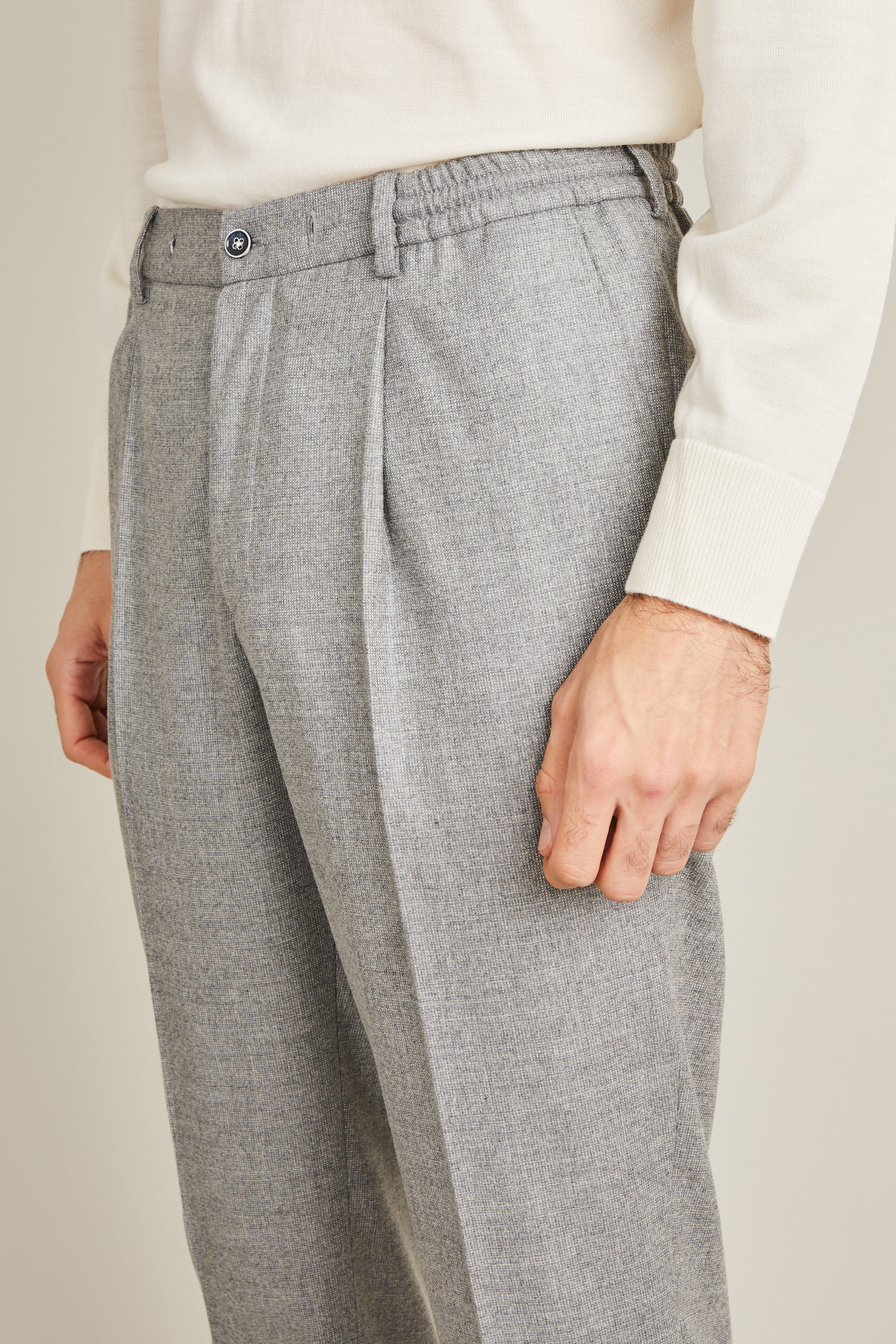 le-pantalon-jogpant-fm-lpfj-2-pantalon-flanelle-gris-m-rinos image 2
