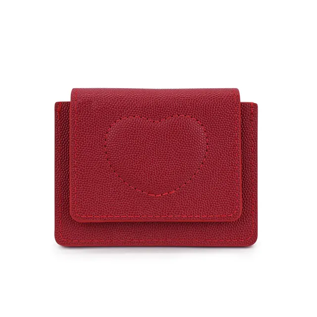 adistylinno-women-s-wallet-mini-portefeuille-femme-rouge-coeur image 1