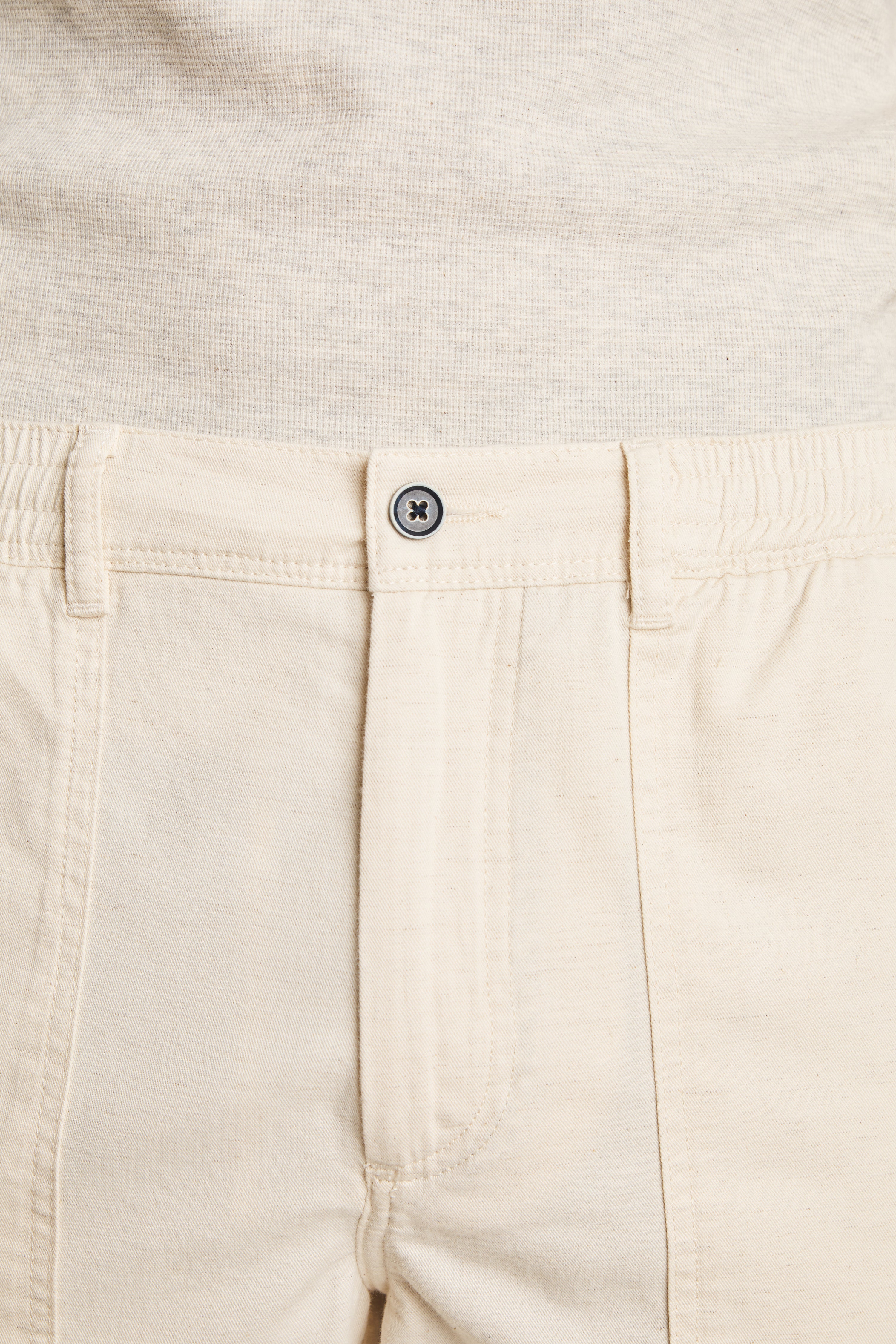 le-pantalon-fatigue-pantalon-cargo-homme-cru-coton-lin image 3