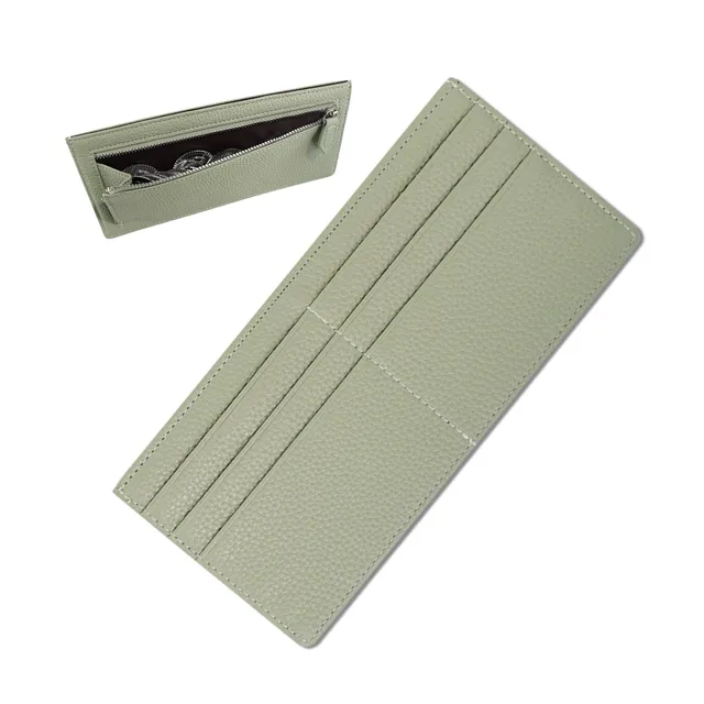 adistylinno-card-wallet-portefeuille-ultra-fin-vert-6-cartes image 1