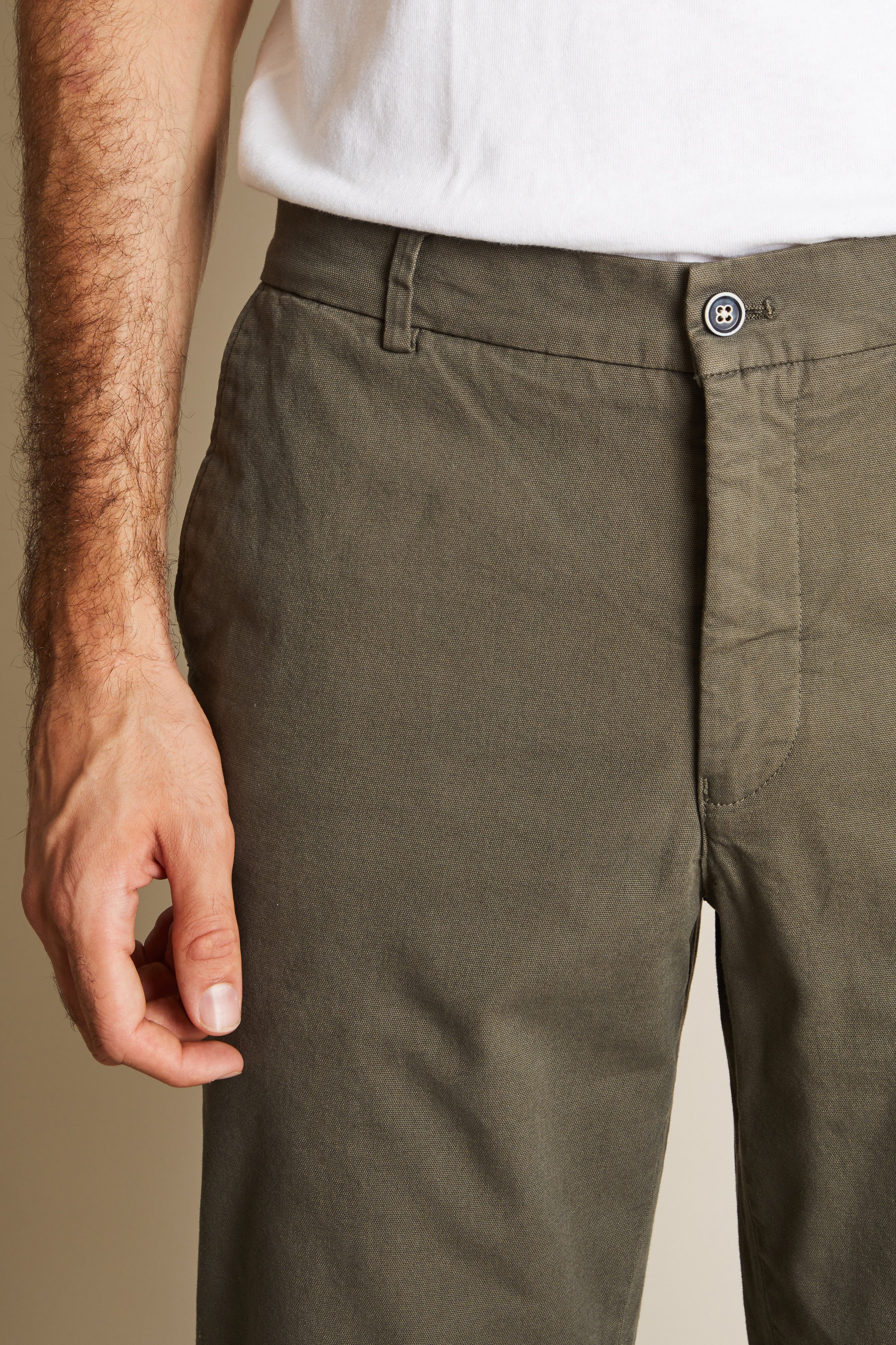 le-pantalon-chino-sport-kaki-chino-homme-coton-stretch image 2