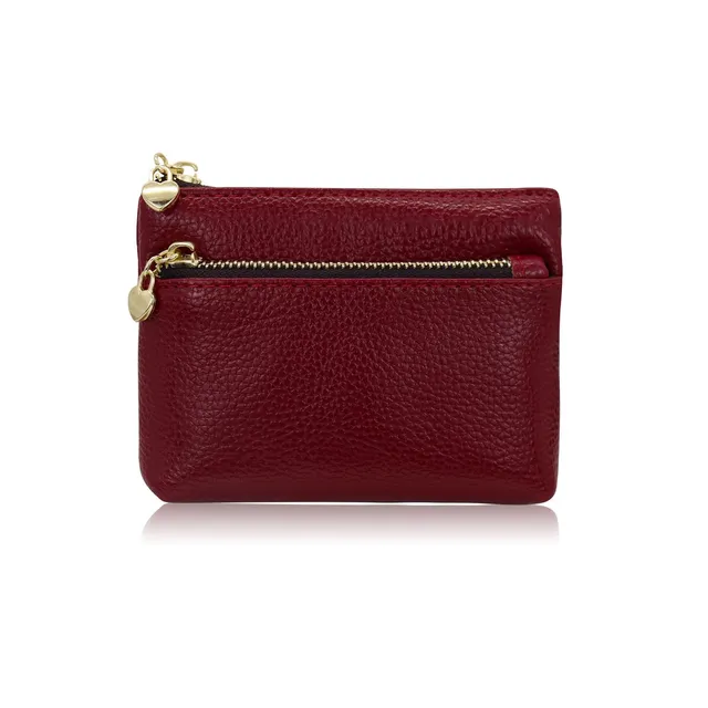 adistylinno-women-s-wallet-portefeuille-rouge-3-zips image 1