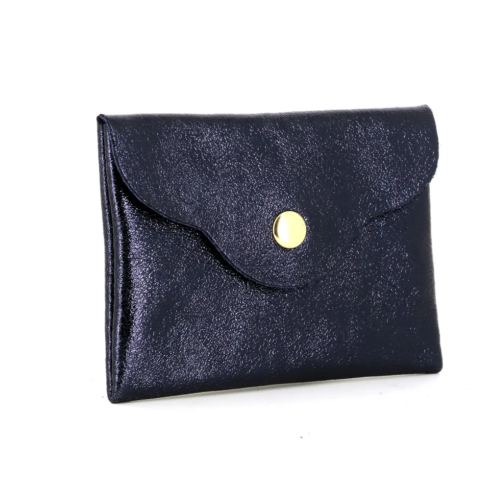 double-tree-porte-monnaie-cuir-porte-monnaie-bleu-marine-iris image 1