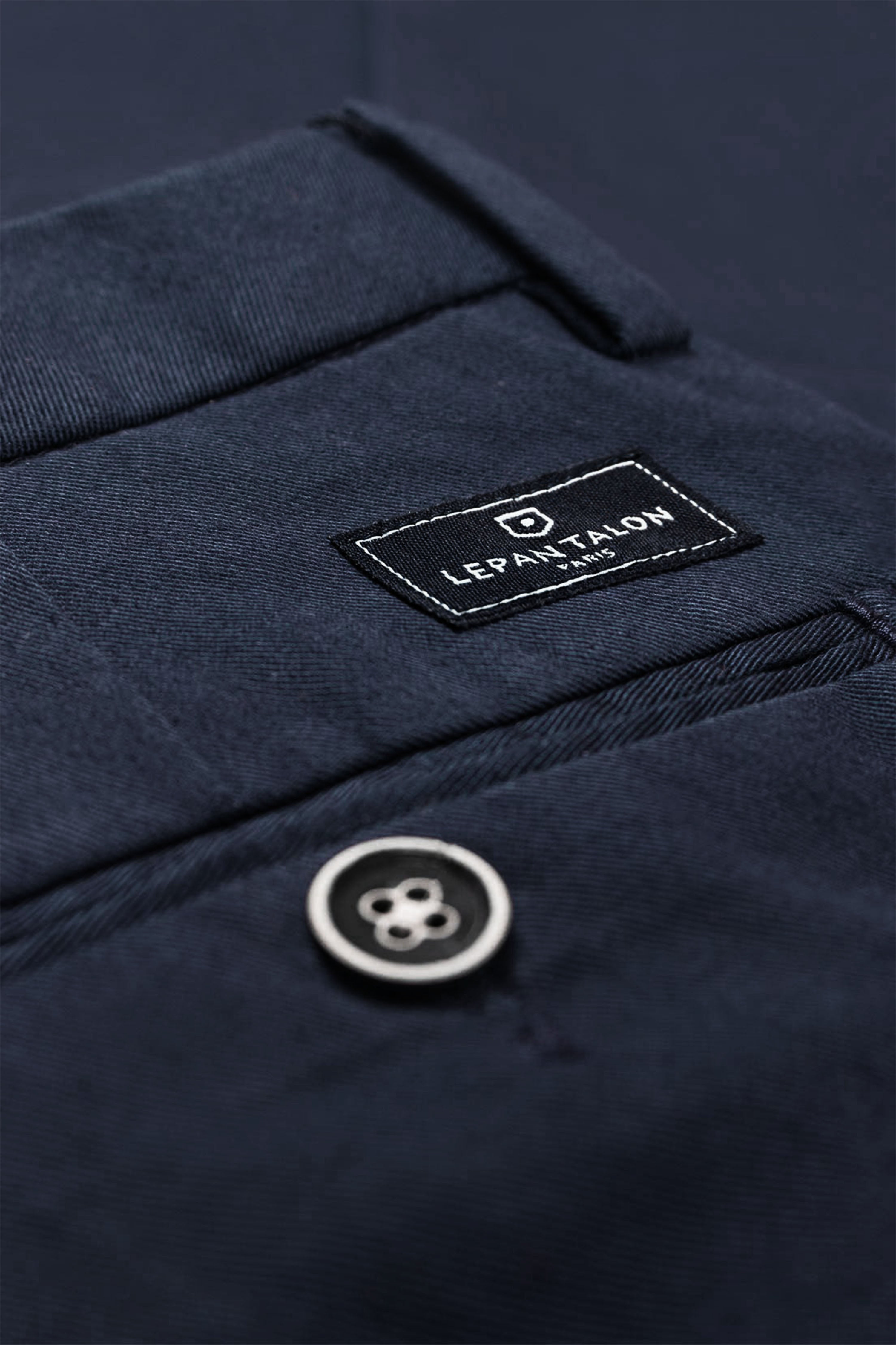 le-pantalon-chinos-homme-chino-bleu-marine-coton-semi-slim image 7