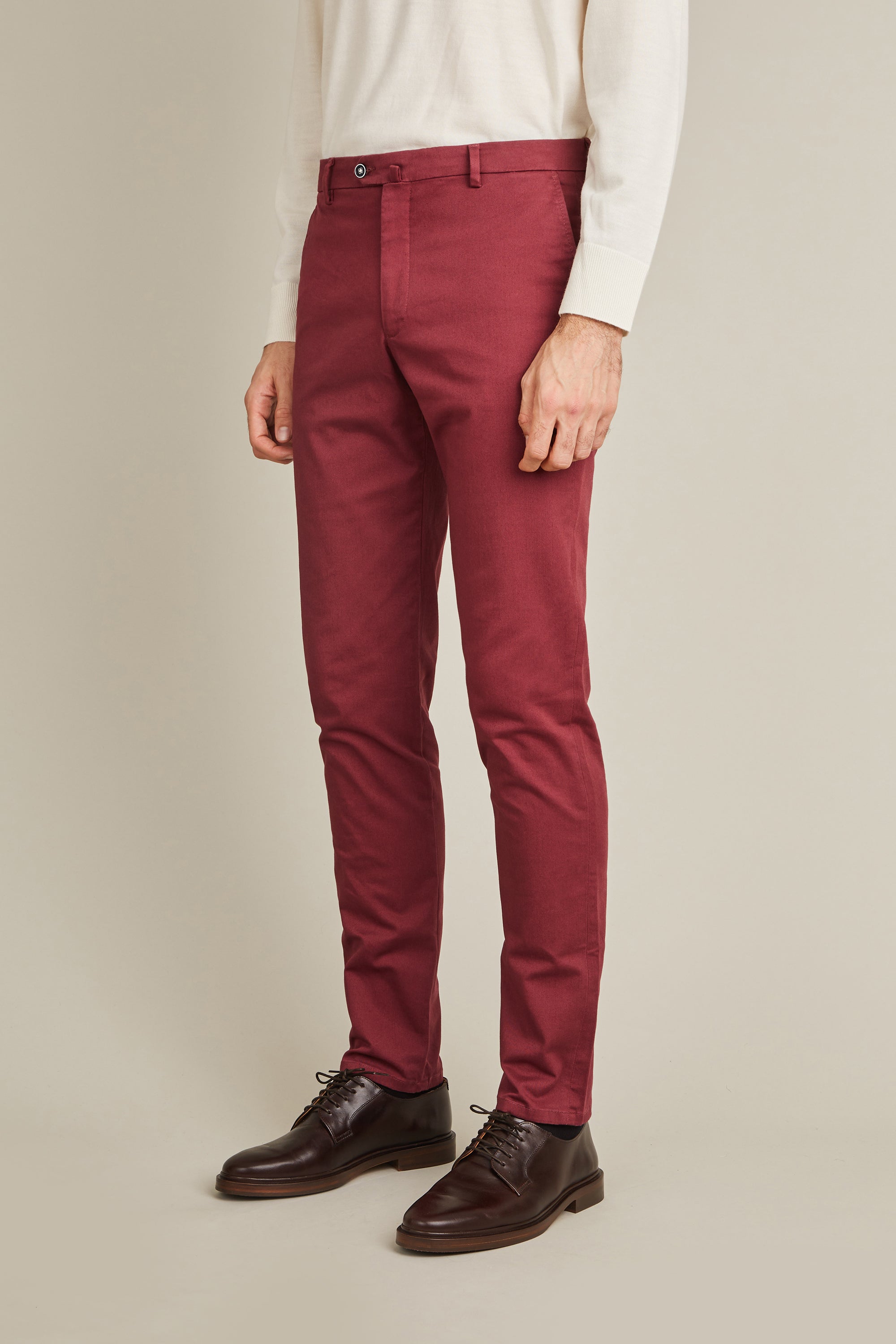 le-pantalon-chino-fm-lpc-22-pantalon-bordeaux-fonc-coton image 7