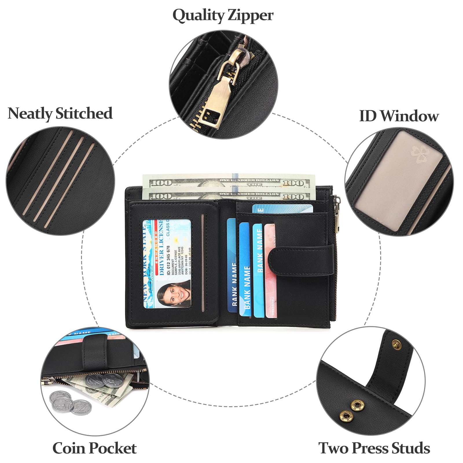 gaekeao-women-s-small-wallet-type1-noir-portefeuille-rfid image 4