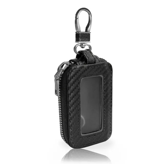 adistylinno-key-holder-wallet-tui-cl-voiture-noir-zip image 1