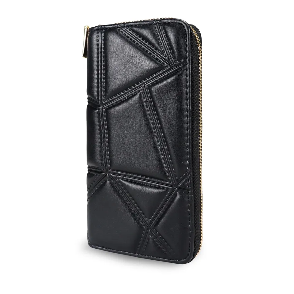 adistylinno-portefeuille-femme-noir-long-zip-8-cartes image 1