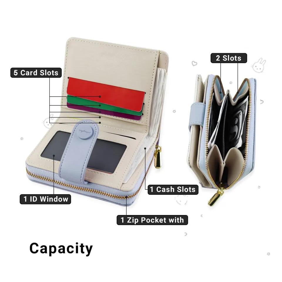adistylinno-card-wallet-porte-cartes-compact-papillon-bleu-b image 1