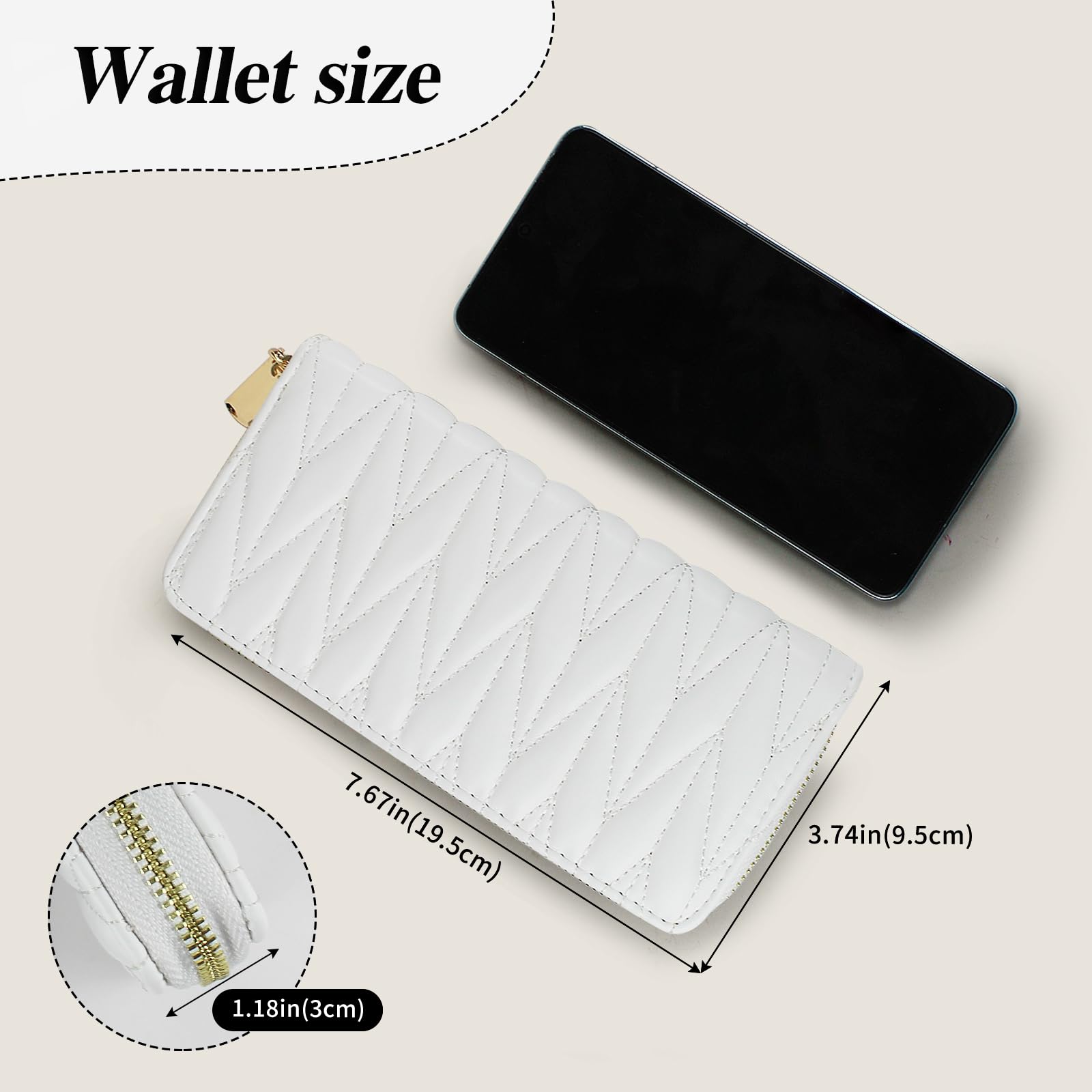 adistylinno-women-s-wallet-portefeuille-blanc-matelass image 2