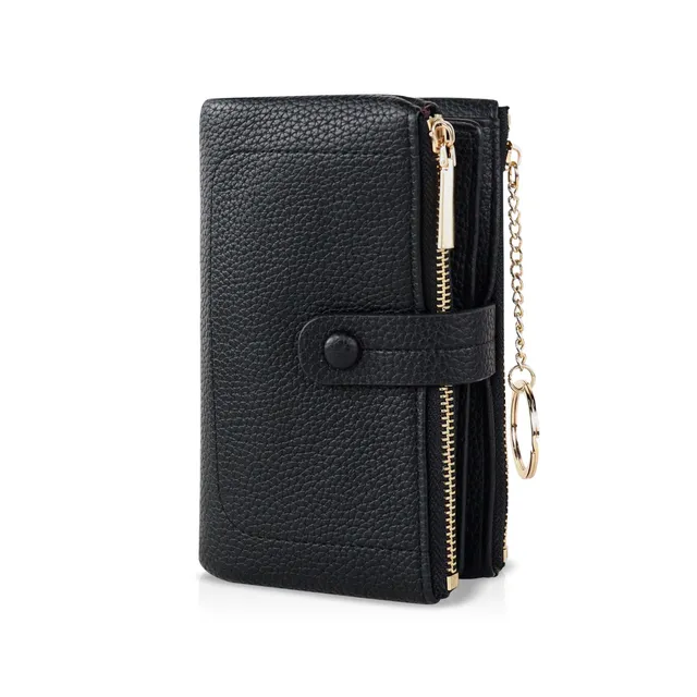 adistylinno-women-s-wallet-portefeuille-femme-noir-19-cartes-porte-cl-s image 1
