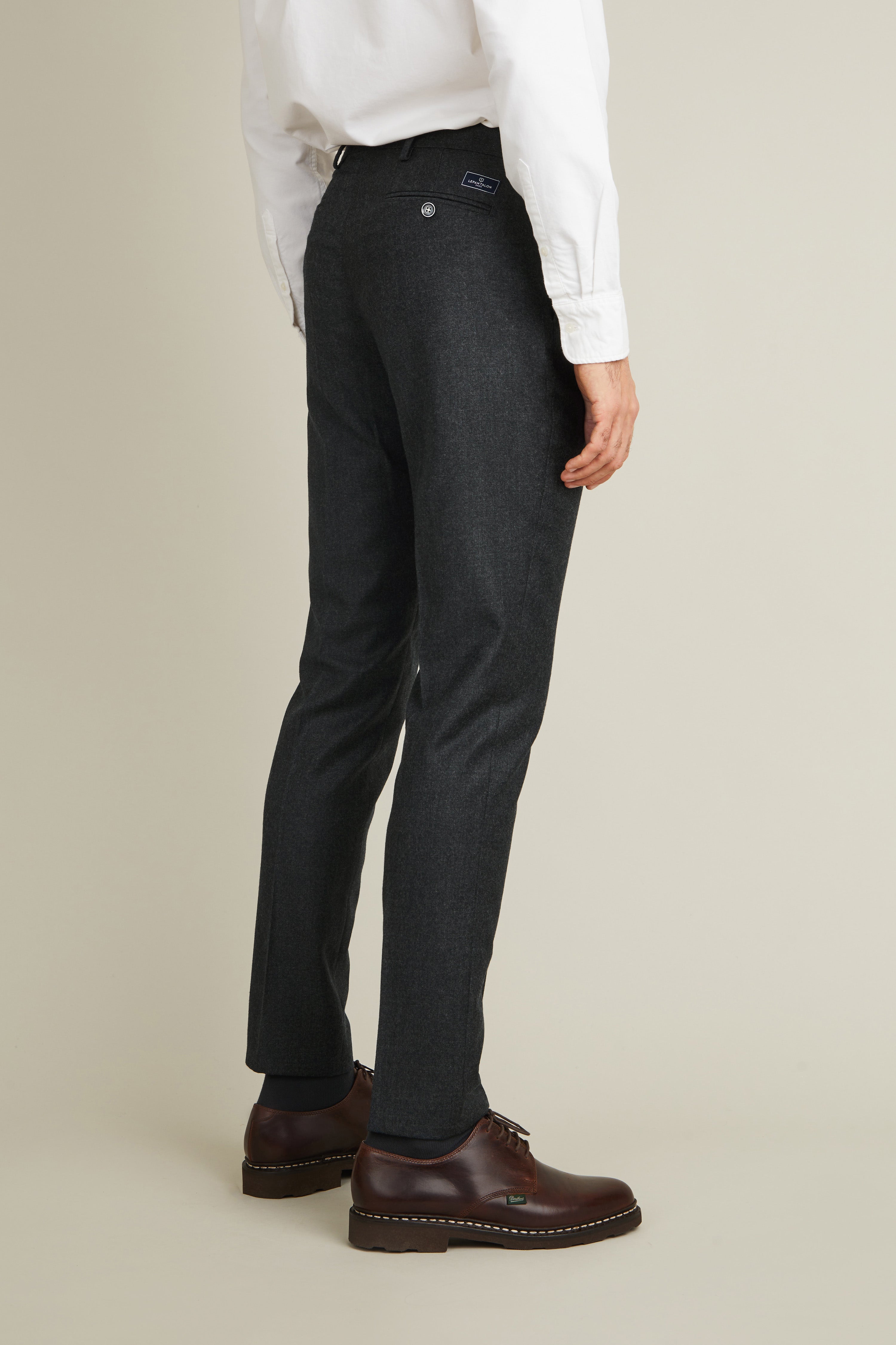 le-pantalon-flanelle-fm-lpfr-2-pantalon-gris-anthracite-m-rinos image 5