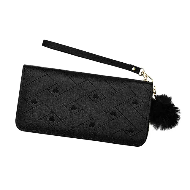 adistylinno-women-s-wallet-portefeuille-femme-noir-c-ur image 1