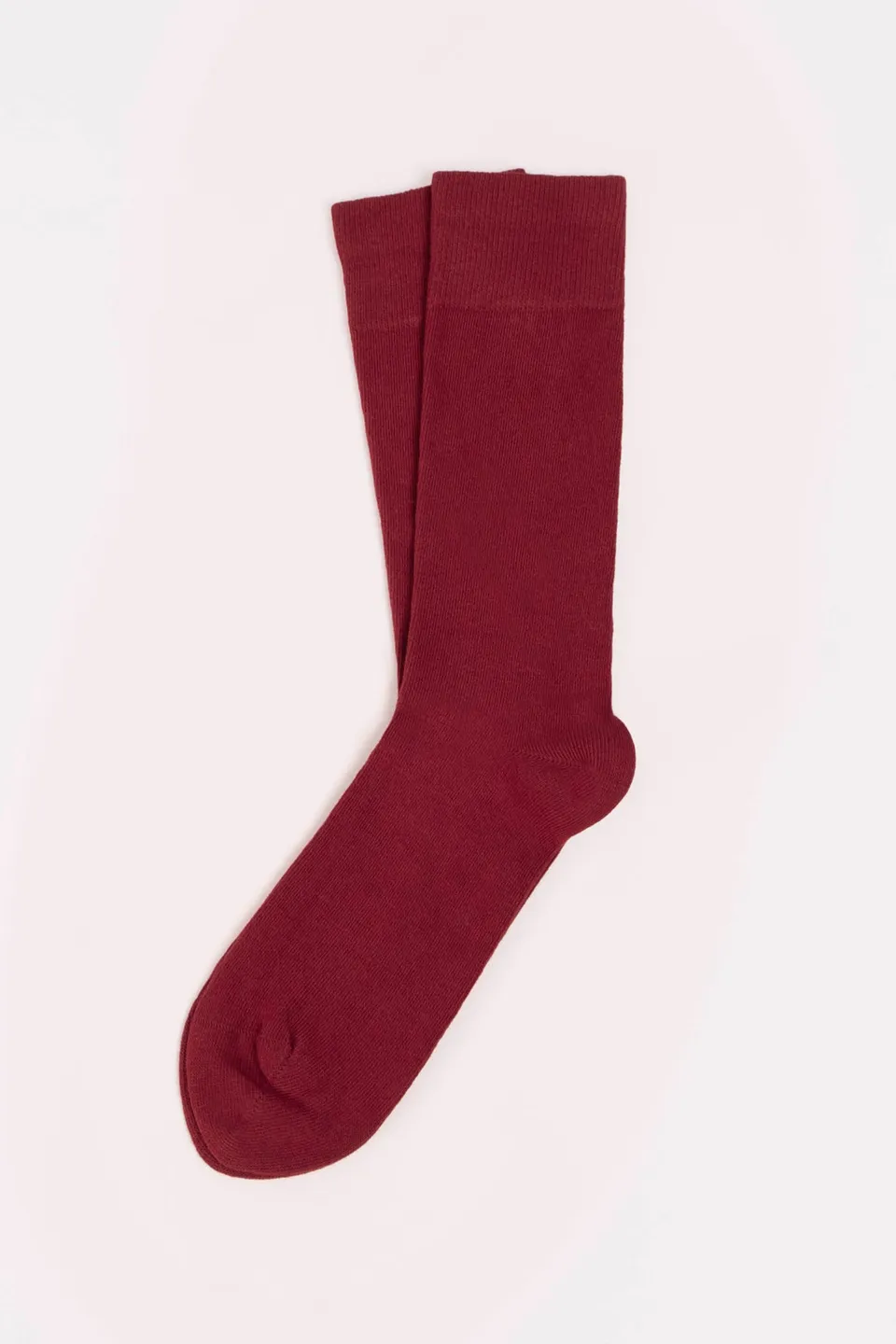 le-pantalon-chaussettes-bordeaux-coton-bio-homme image 1