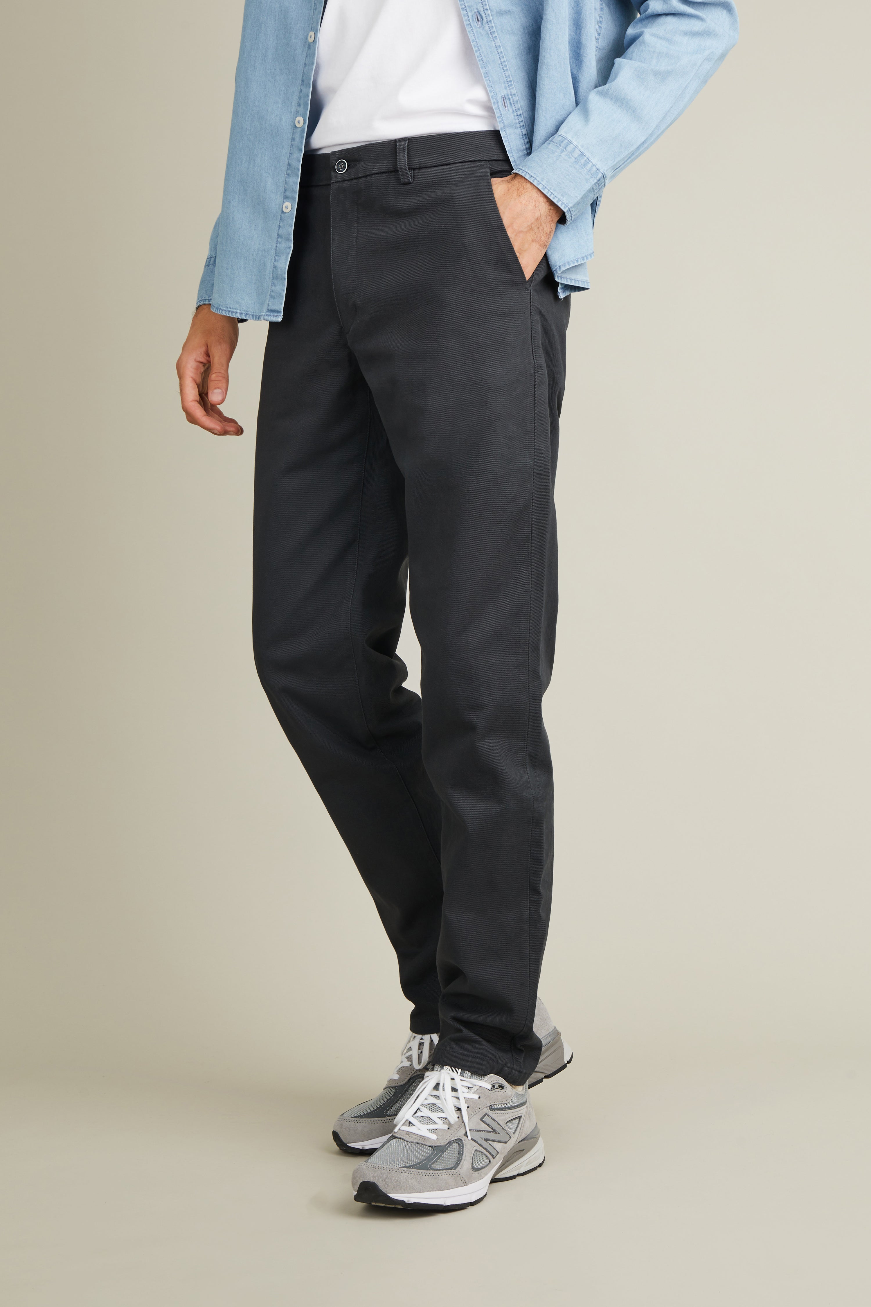 le-pantalon-chinos-homme-fm-lpcd-4-chino-gris-anthracite-droit image 4