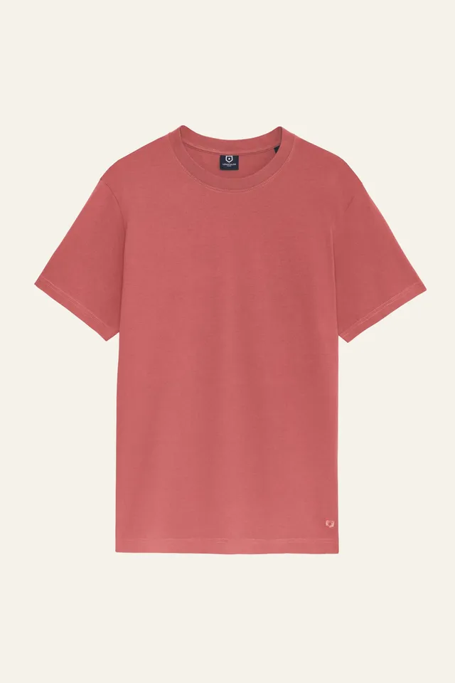 le-pantalon-t-shirts-homme-fm-lpts-10-tee-shirt-saumon-coton-bio image 1