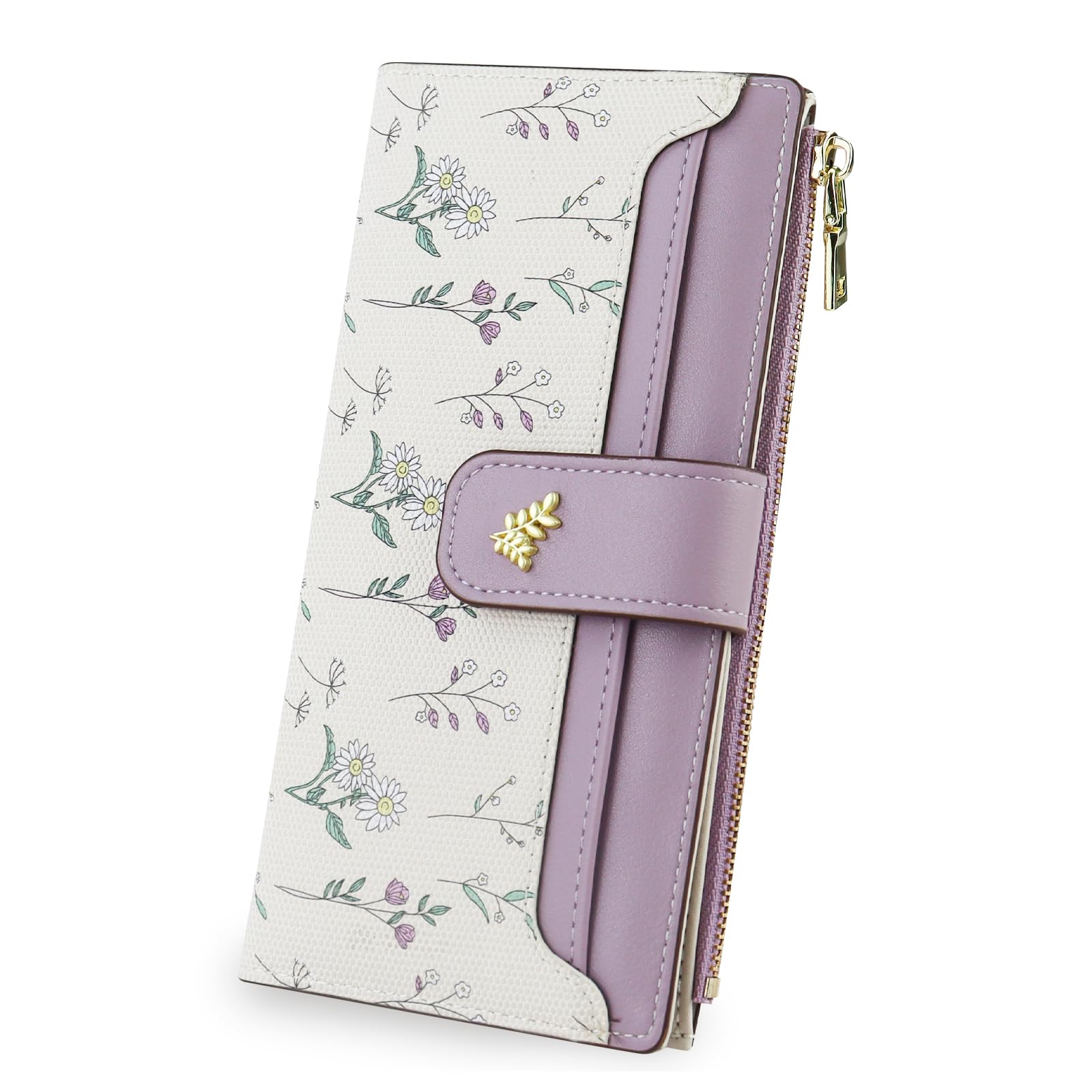 adistylinno-women-s-wallet-portefeuille-femme-rose-11-cartes image 8