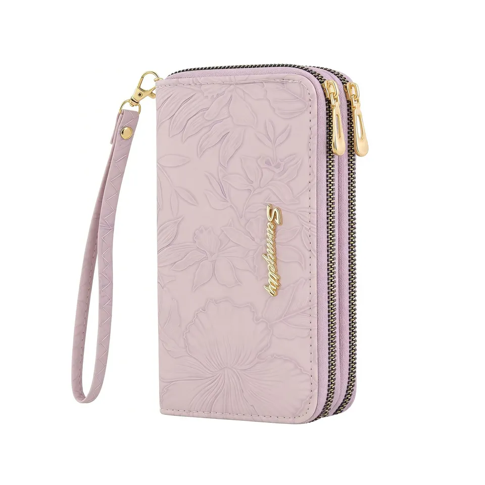 adistylinno-women-s-wallet-portefeuille-femme-cuir-pu-bracelet image 1