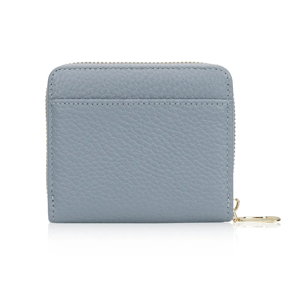 adistylinno-women-s-wallet-petit-portefeuille-bleu-zip-5-cartes image 1