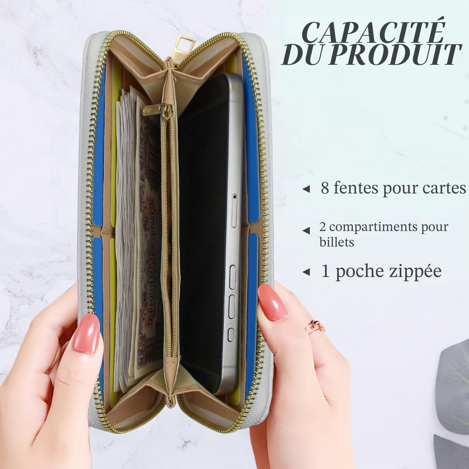 adistylinno-portefeuille-long-femme-blanc-tiss-grande-capacit image 4