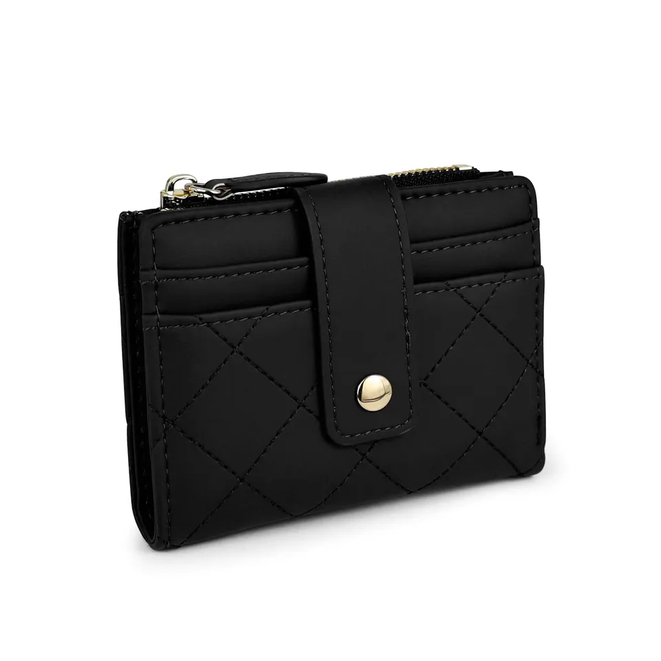adistylinno-women-s-wallet-petit-portefeuille-femme-noir-compact image 1
